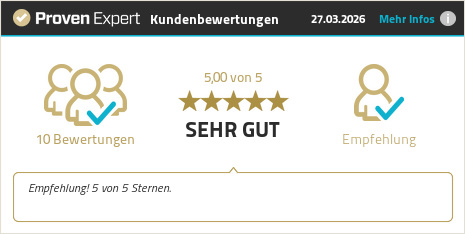 Kundenbewertungen und Erfahrungen zu Schlagzeugstudio Online