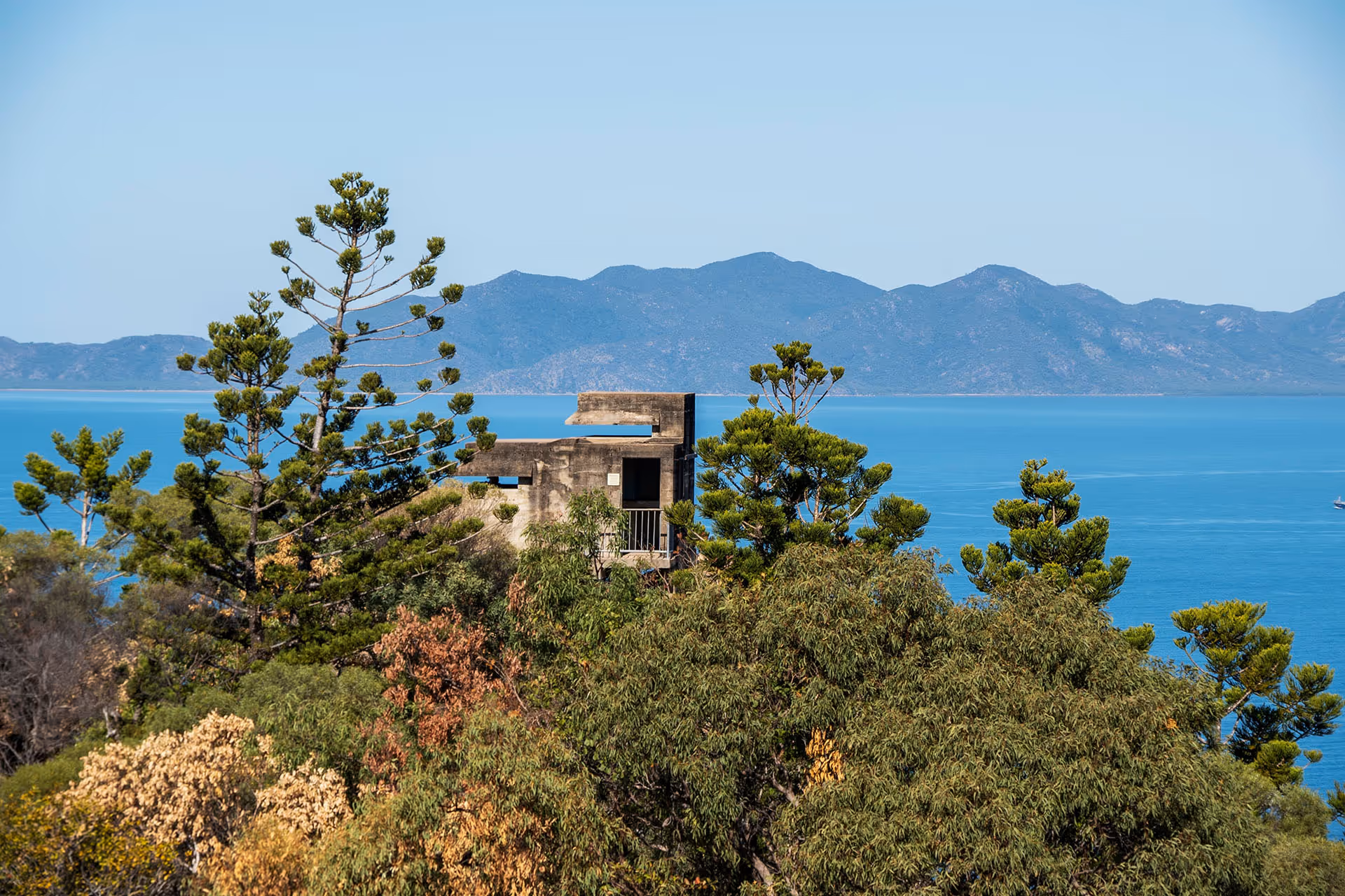 The heritage-listed military ruins found on the Magnetic Island Forts Walk.