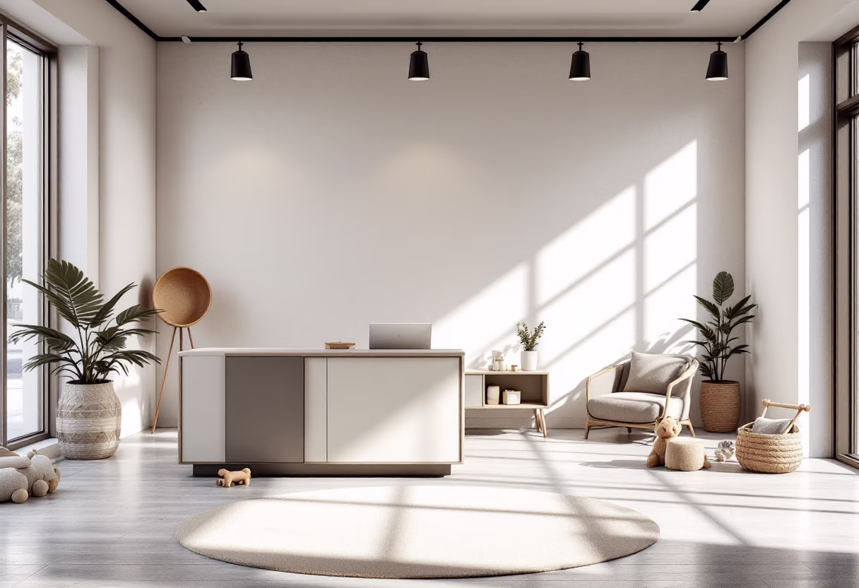 [background image] inviting frontoffice space (for a preschools & daycare)