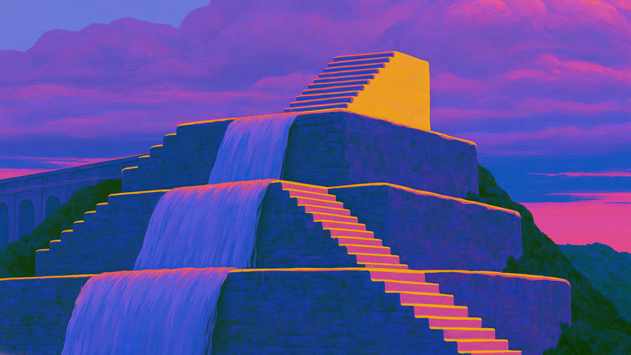 Privacy Governance, painted landscape