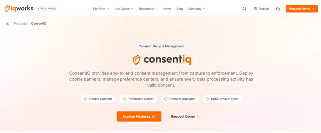 IQWorks homepage