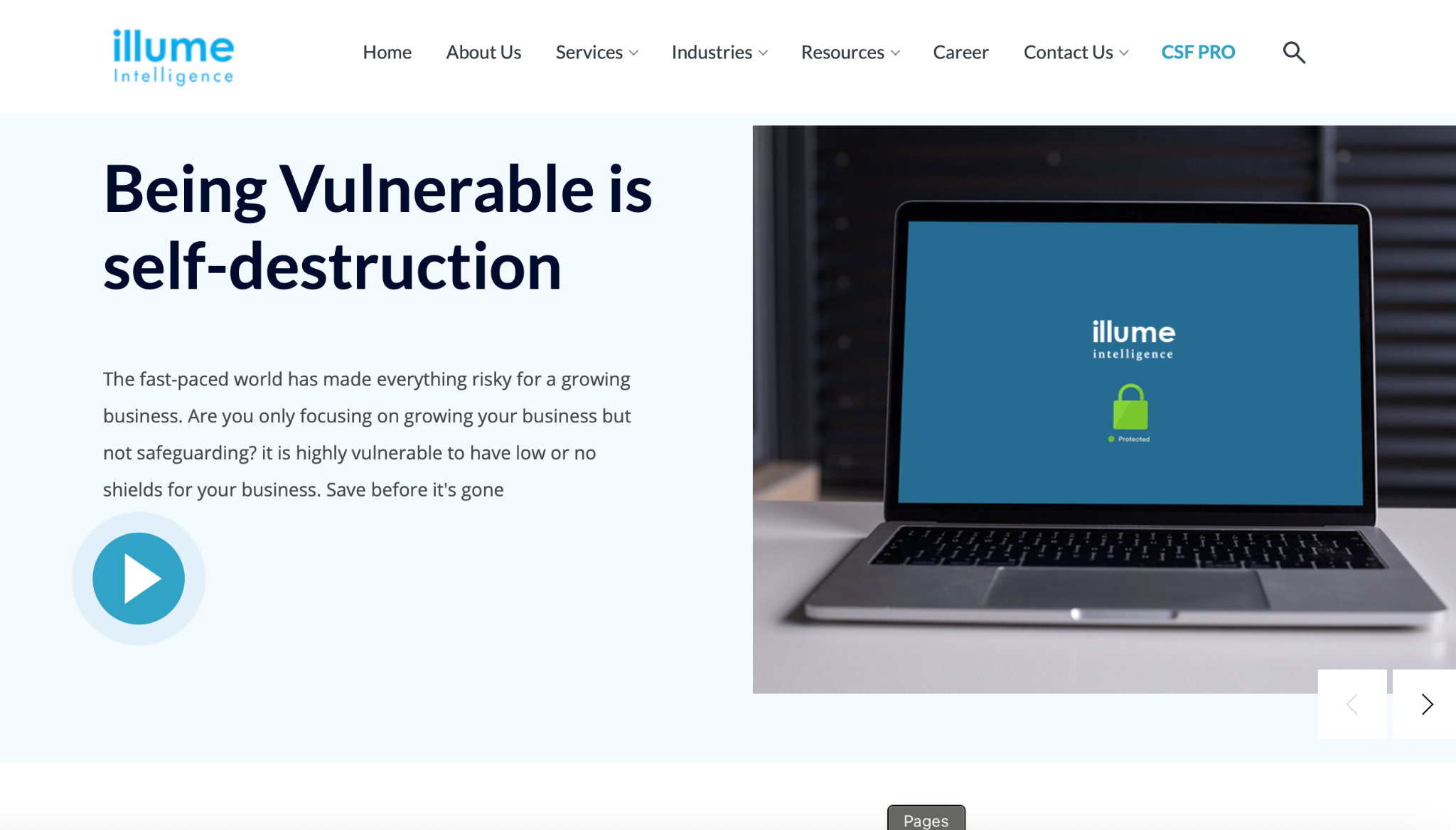 Illume Homepage