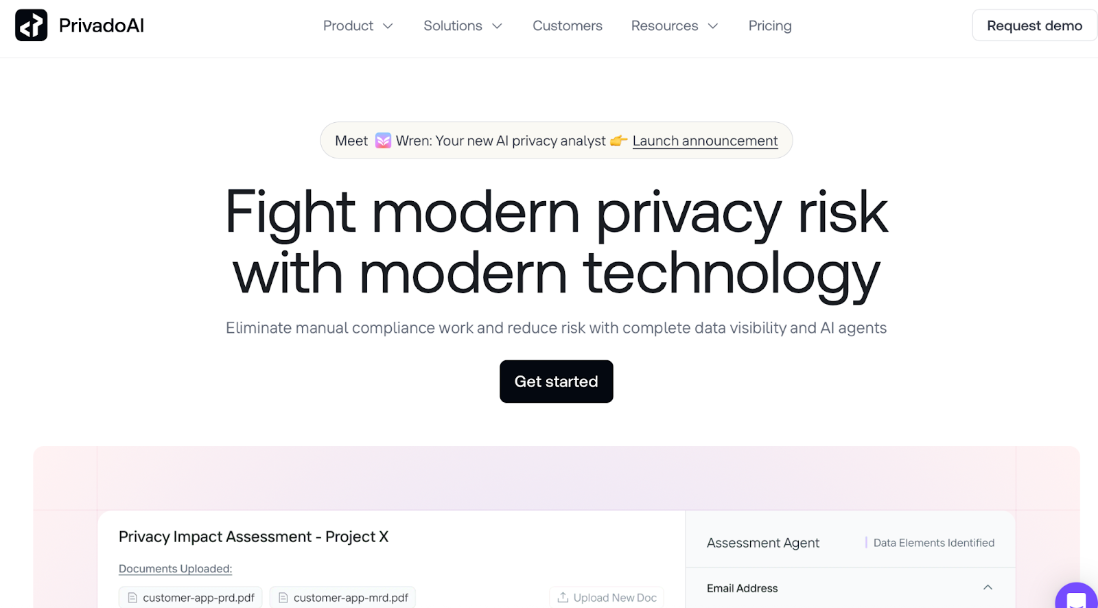 Privado Homepage