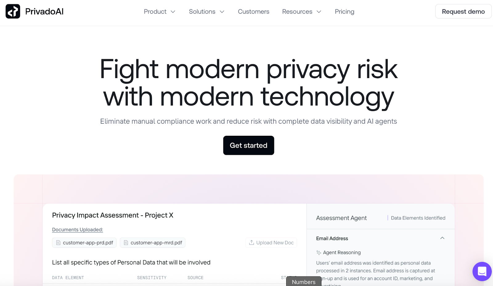 Privado Homepage