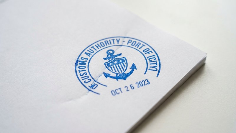 The smallest stamp carries the weight of global trade. Without it, cargo does not move.