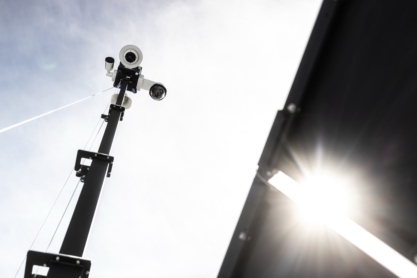 Securing the perimeter in remote logistics hubs