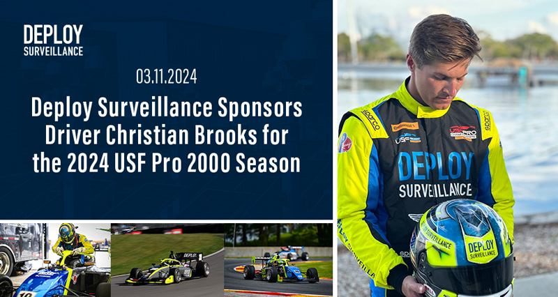 Deploy Surveillance Sponsors Christian Brooks for 2024 USF Pro 2000