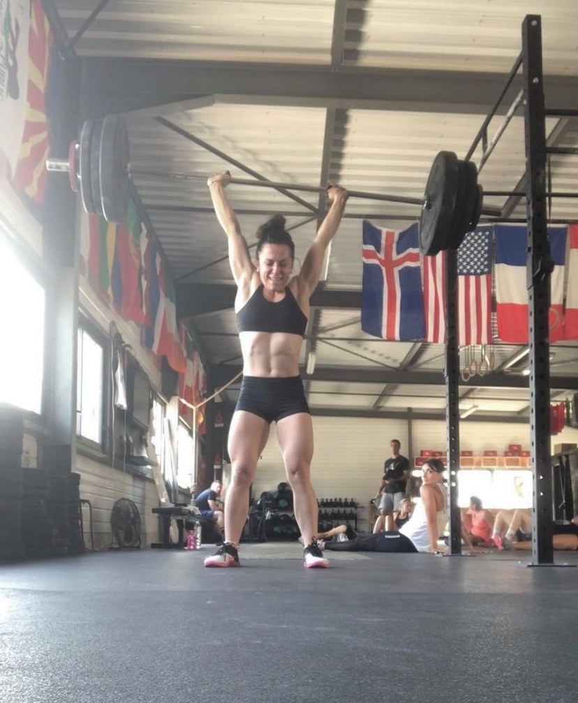 Aurane à l'entraînement à Orange 84 CrossFit