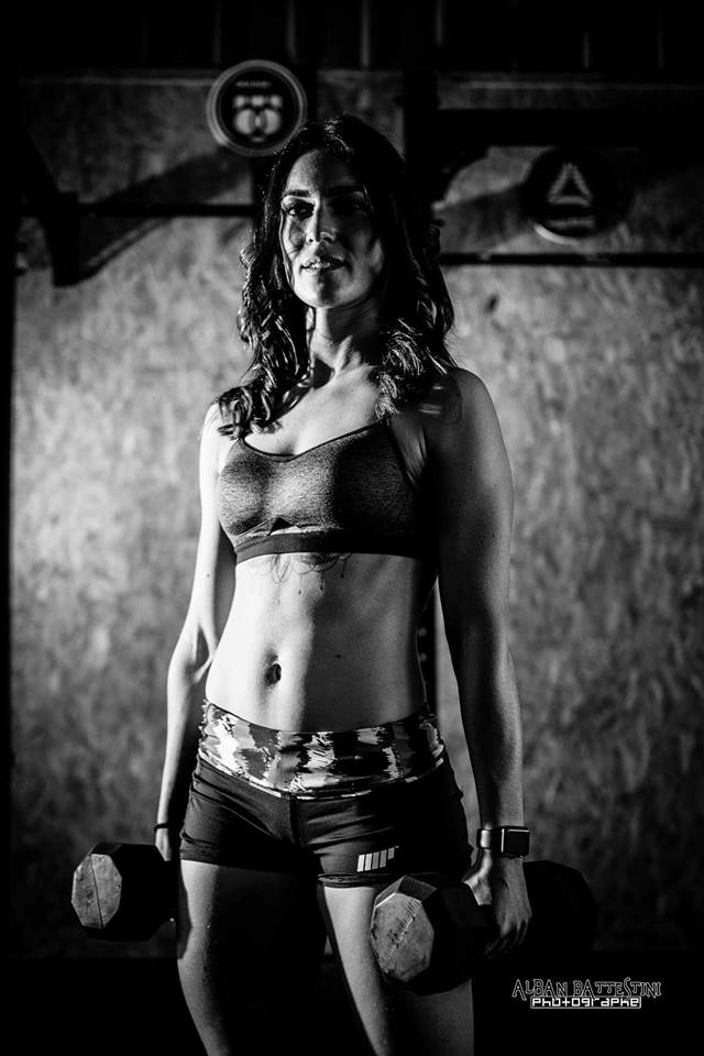Tifenn à l'entraînement à Orange 84 CrossFit