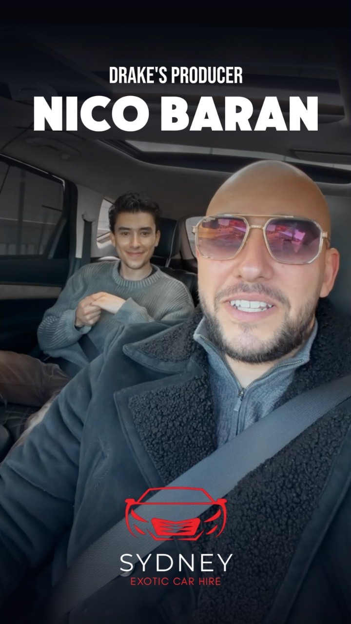 Nico Baran with Sydney Exotic Car Hire