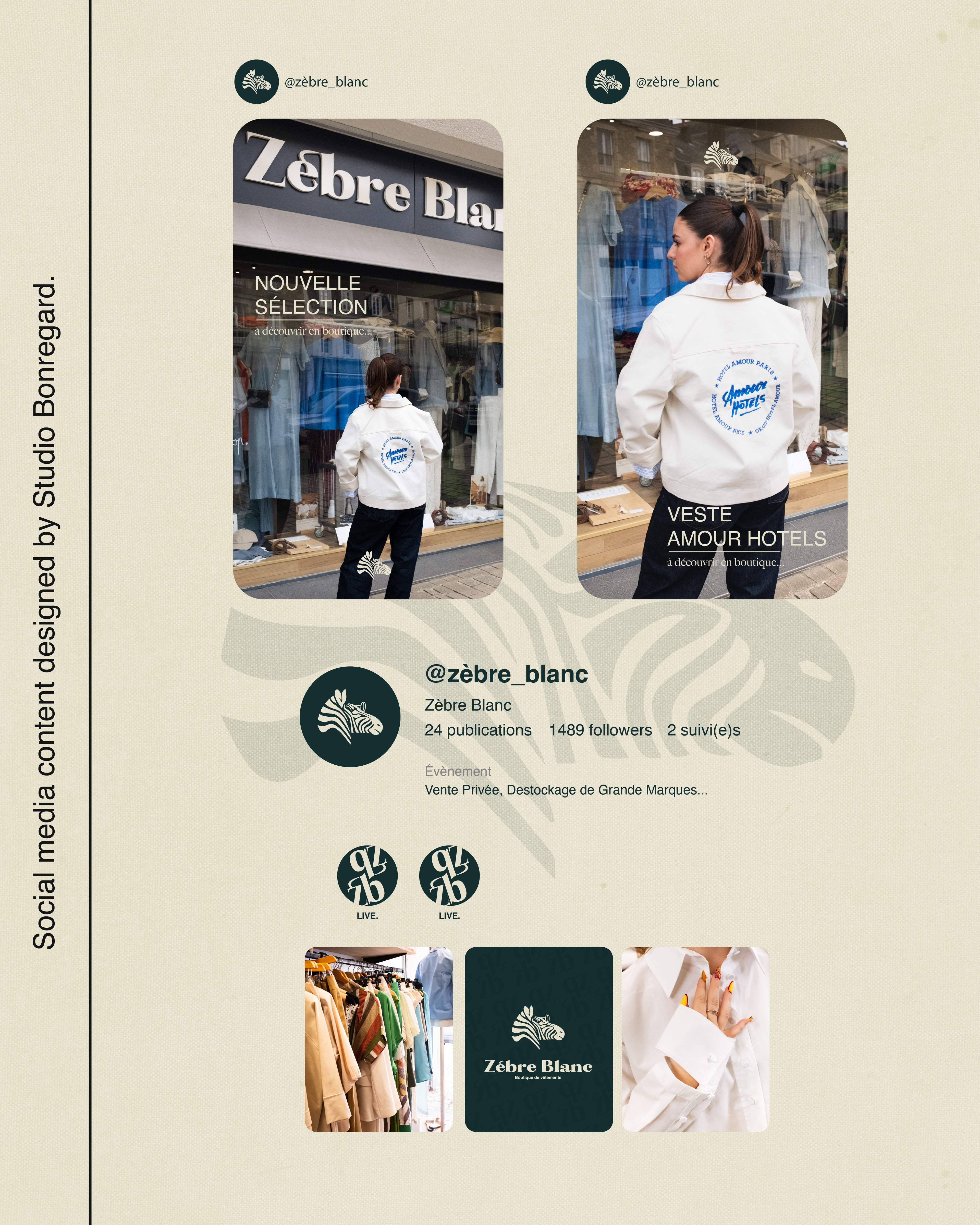 Zèbre Blanc — identité visuelle, visuel 6