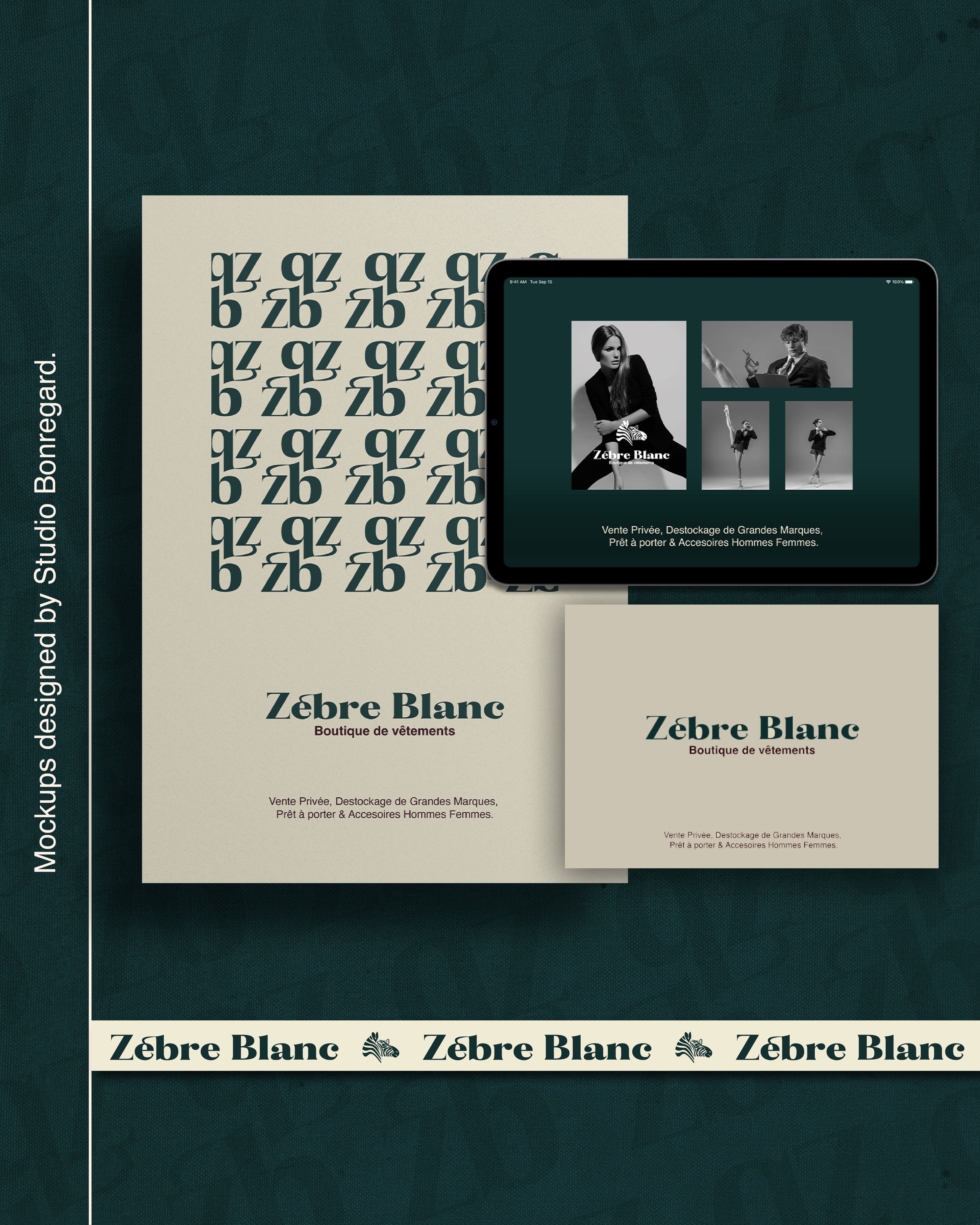 Zèbre Blanc — identité visuelle, visuel 5