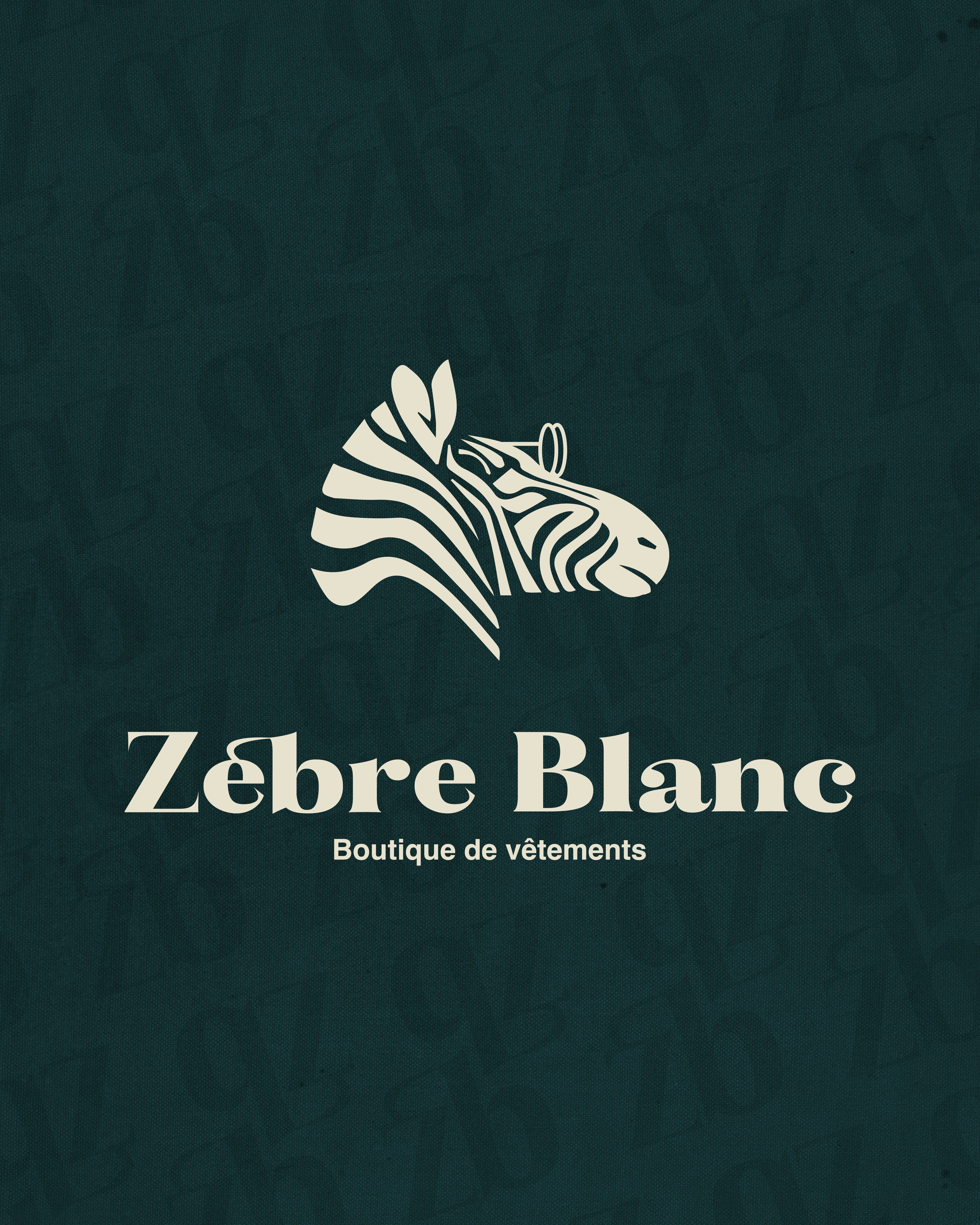 Zèbre Blanc — identité visuelle, couverture