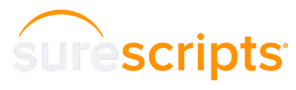 Surescripts badge of Architek Health to showcase they provide safe, secure, and compliant prescription management solutions in their tech platform.
