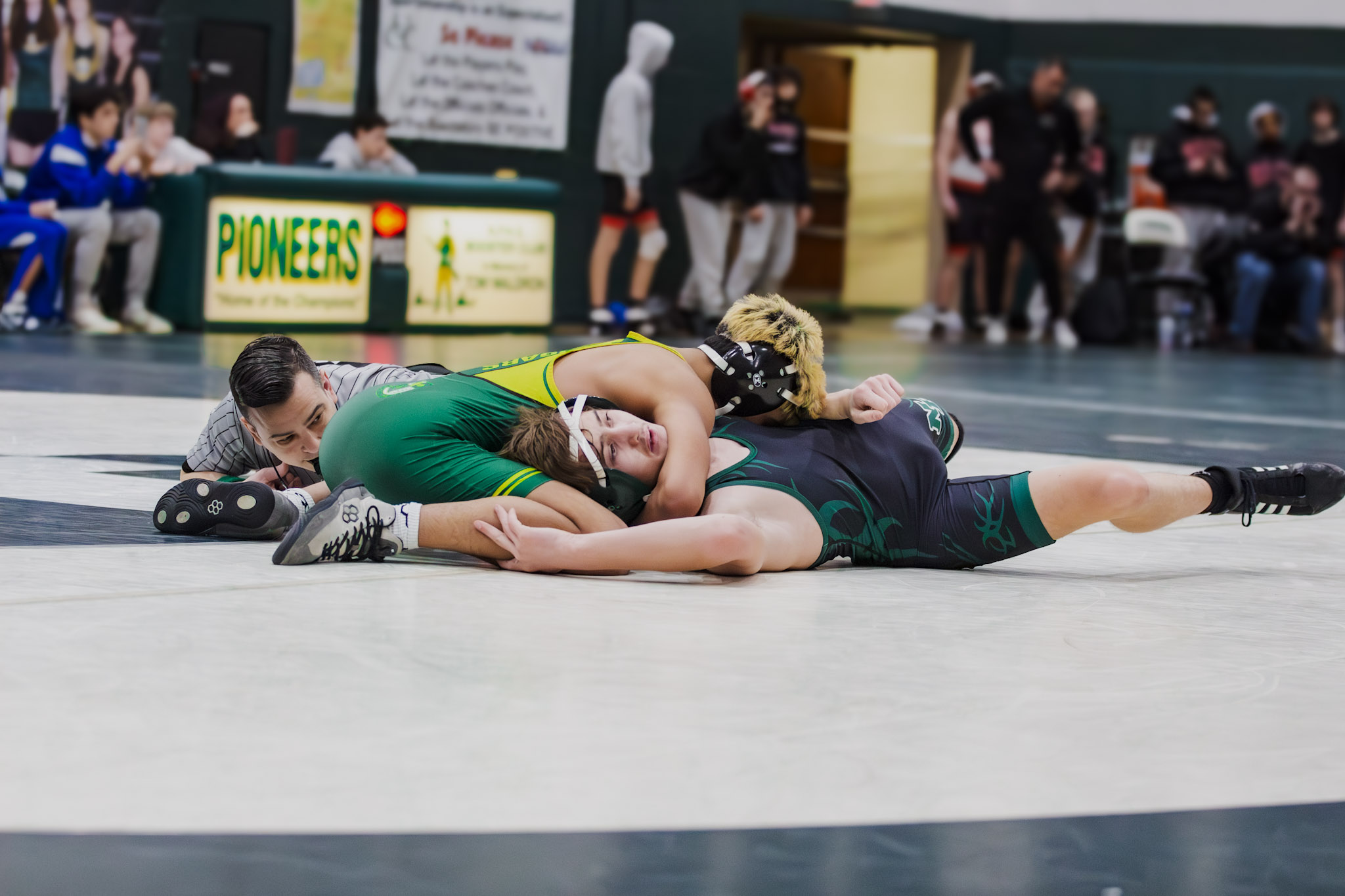 Montgomery wrestling: On the mat at New Providence during the 2025–26 season.