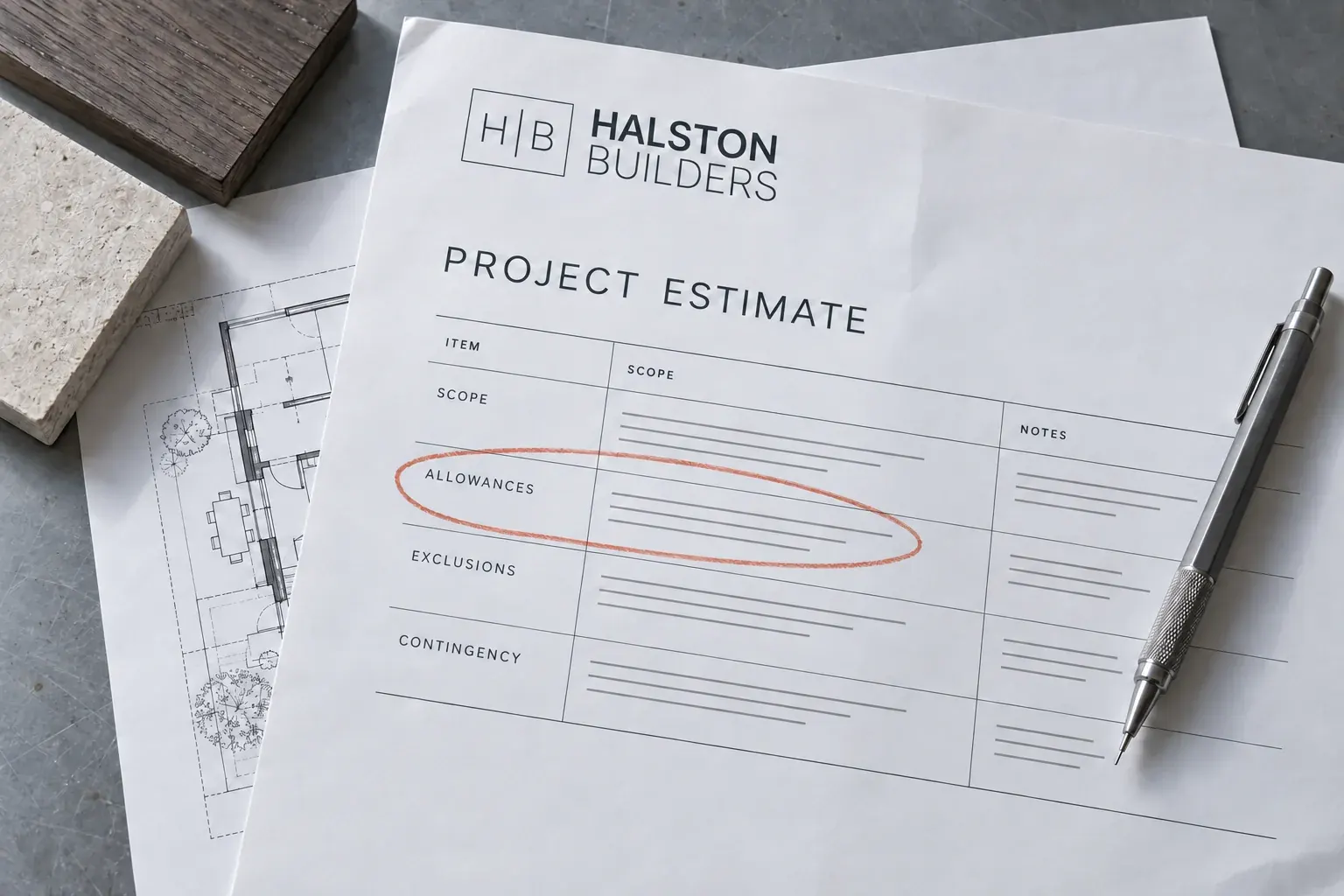 How to Read a Builder's Estimate