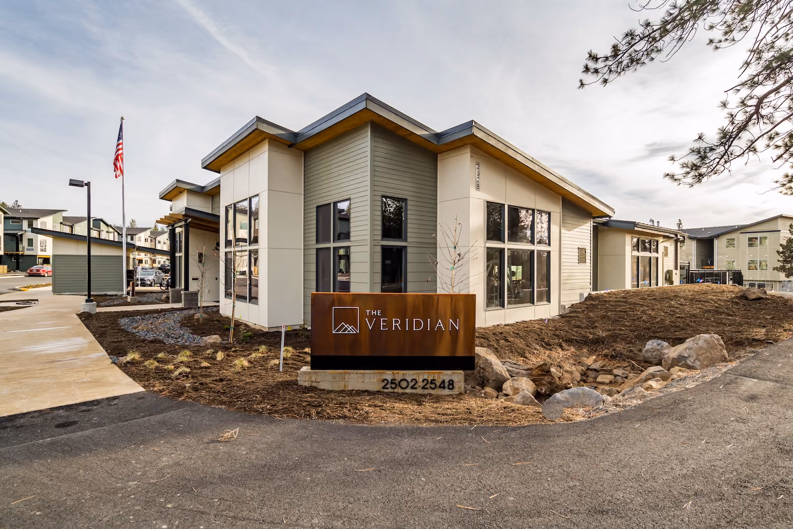 Exterior at The Veridian in Bend, Oregon