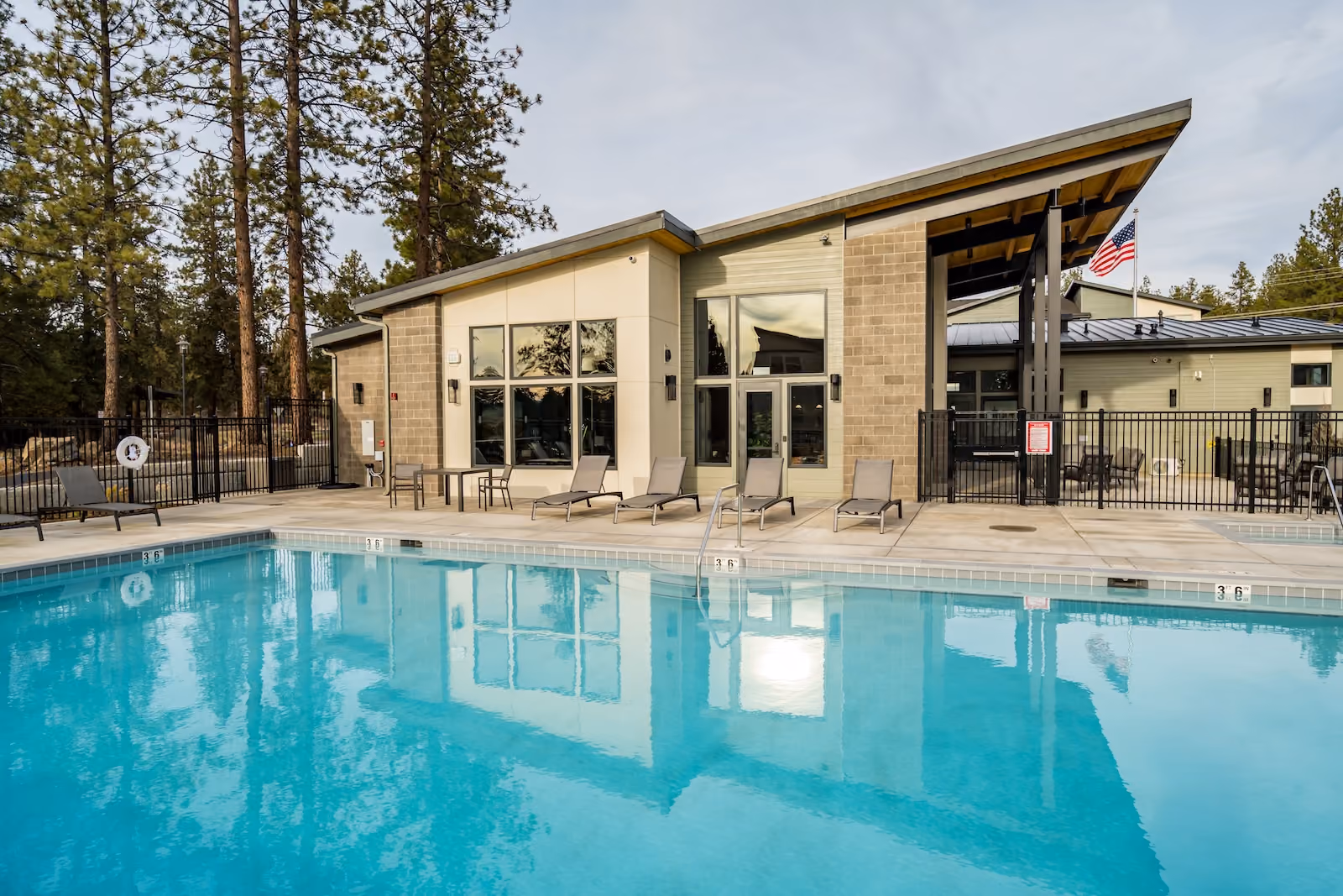 Pool at The Veridian in Bend, Oregon