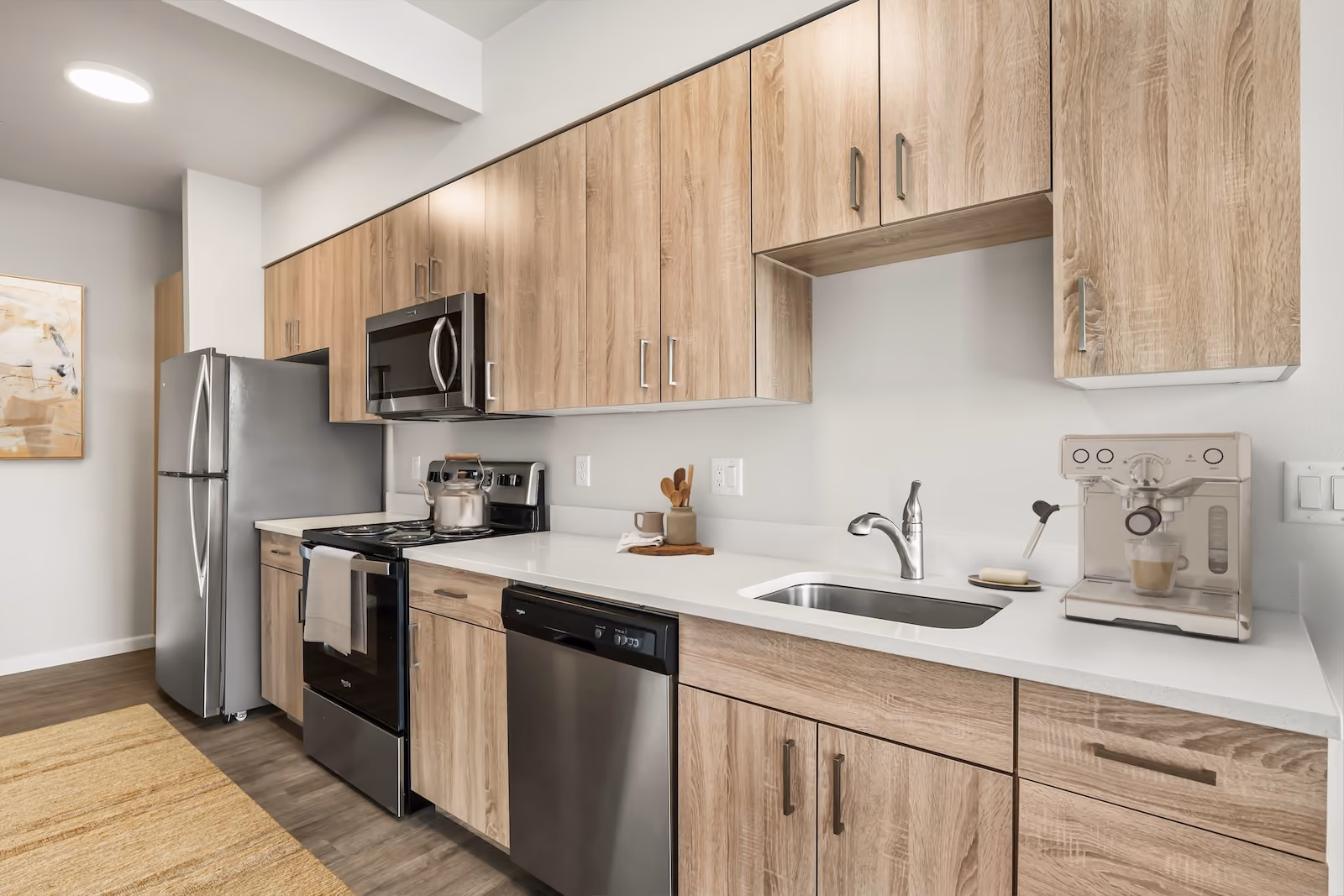Townhouse kitchen at The Veridian in Bend, Oregon