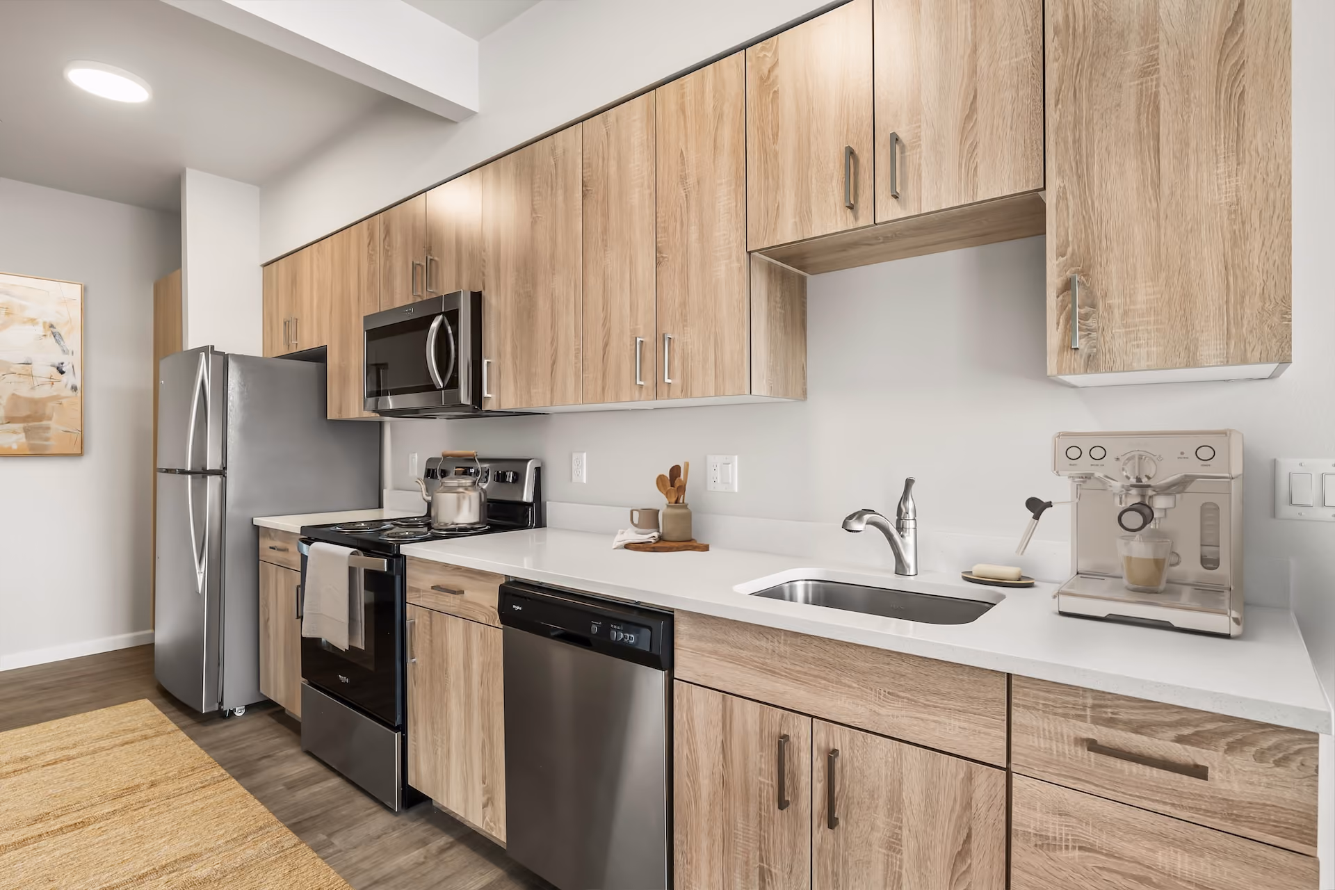 Townhouse kitchen at The Veridian in Bend, Oregon
