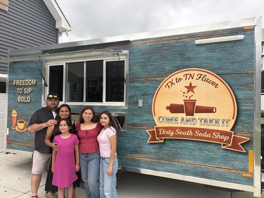 Medina family with Come and Take It