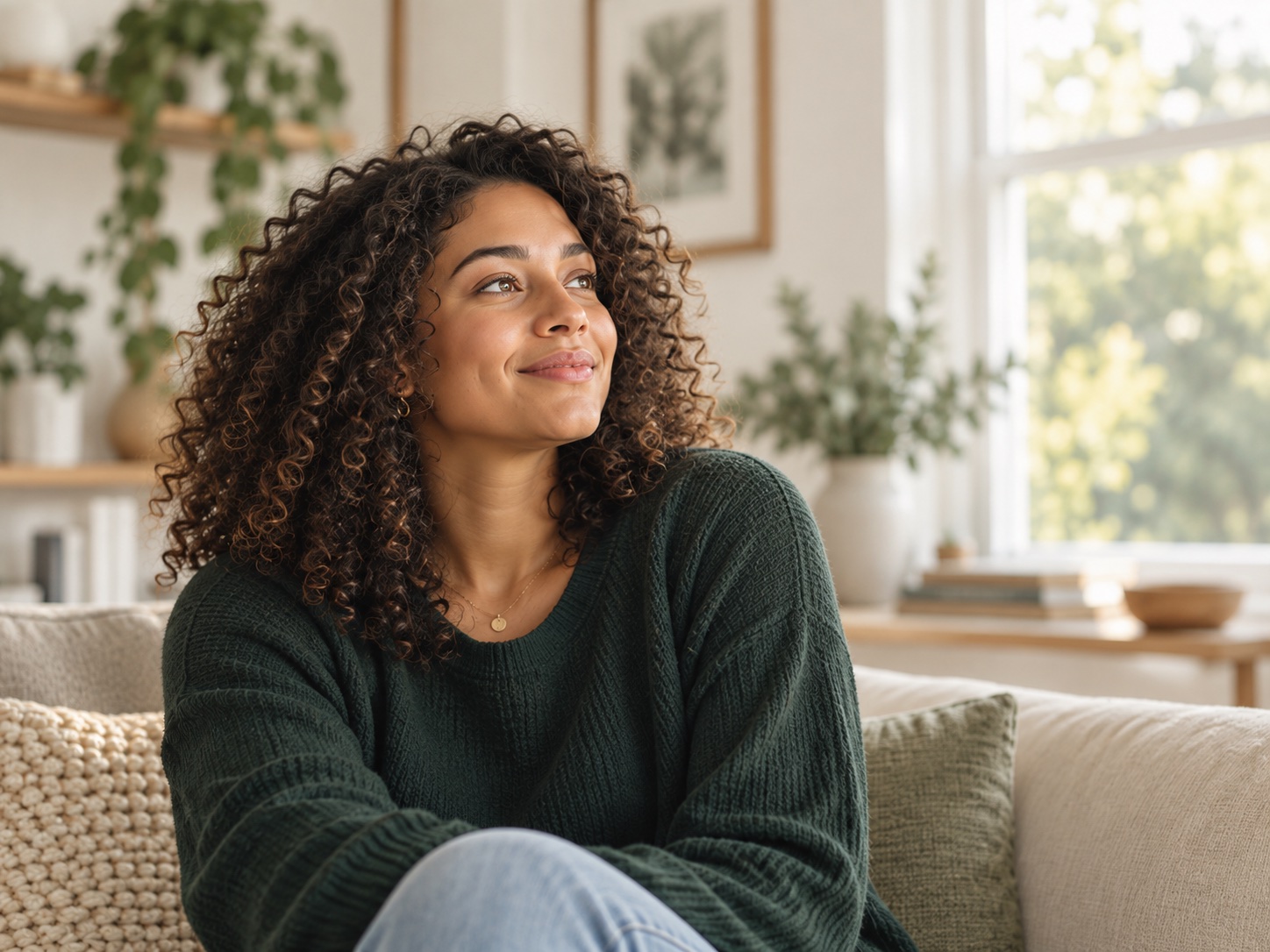 Illustrative portrait of an adult prospective egg donor
