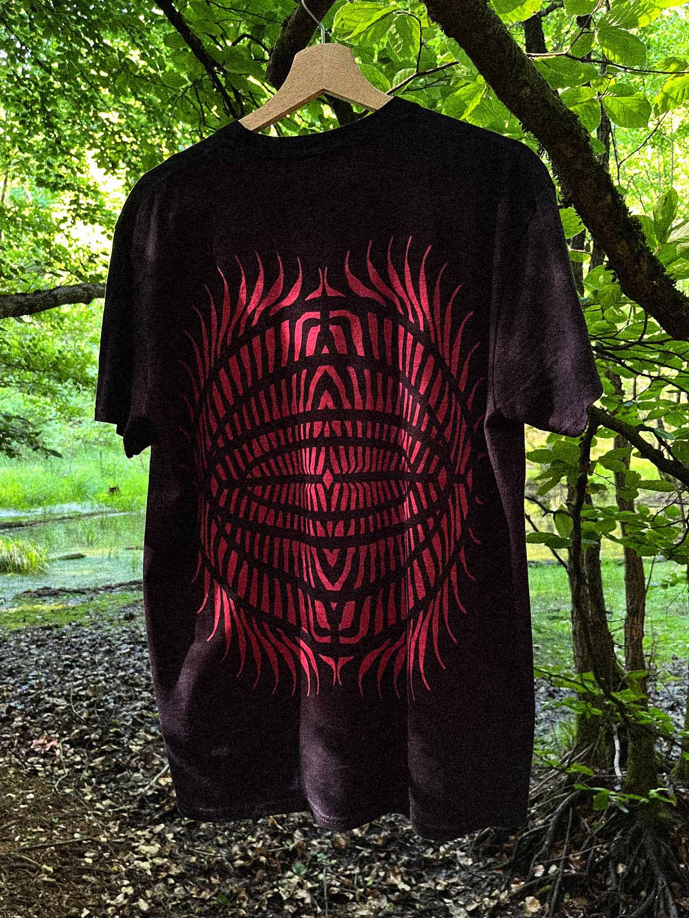 Black Mystic Bleach T-shirt | Bleach-created handmade design