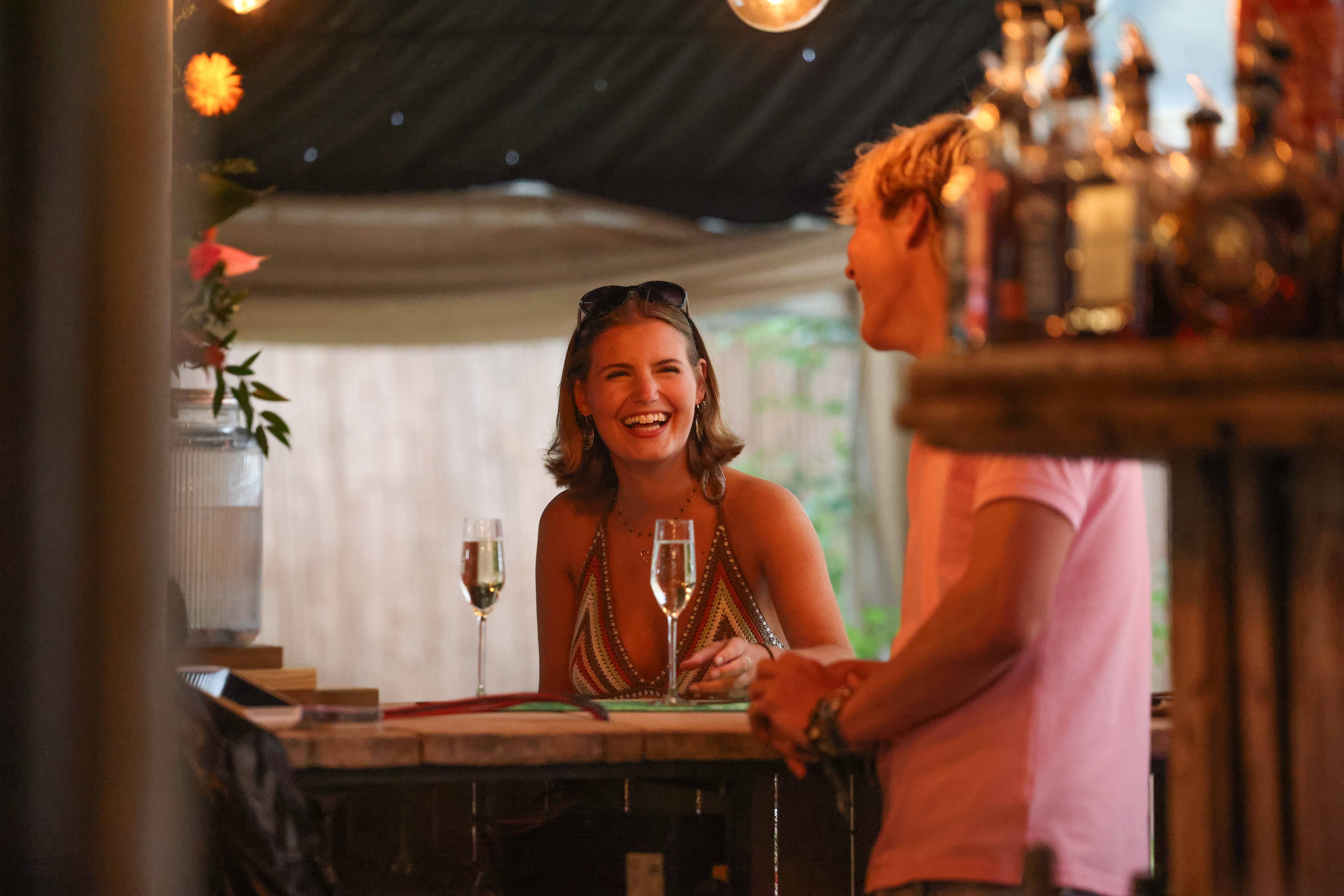 Bar service at The Retreat event