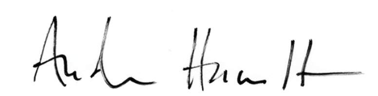 Andy Hamilton’s signature