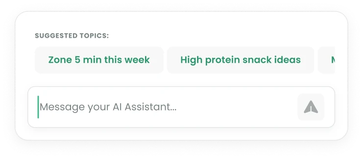Bionic Health AI assistant conversation starters