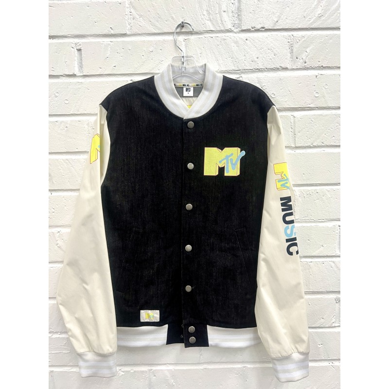 Core-Flex Denim Bomber Jacket