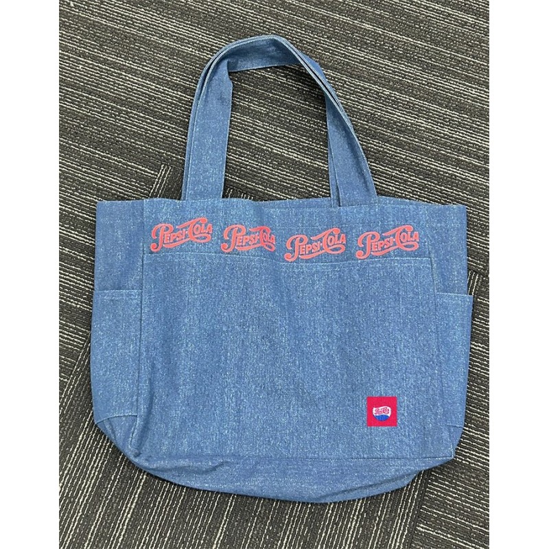 Core-HD Denim Classic Multi-pocket Shoulder Tote