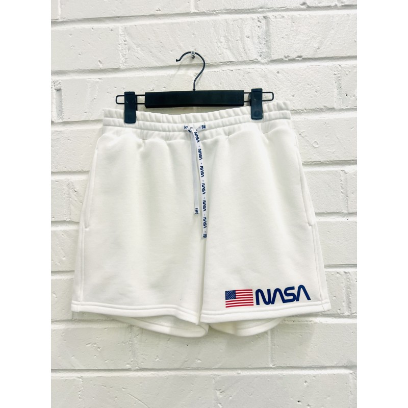 Supreme-Fleece Men's Crewneck and Athletic Shorts Set
