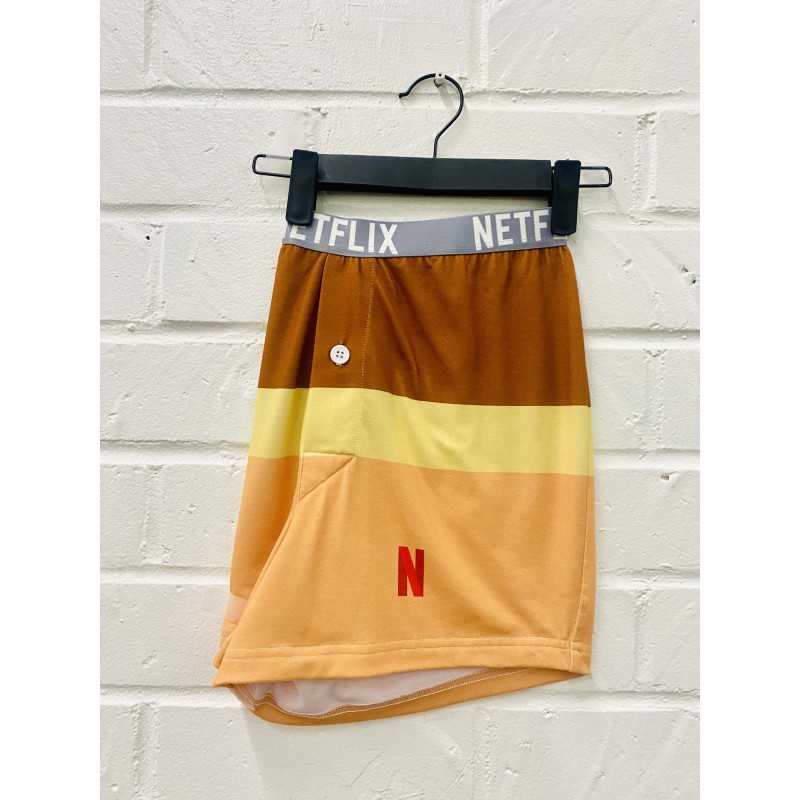 Soft-Touch Knit Boxer W/Button Fly