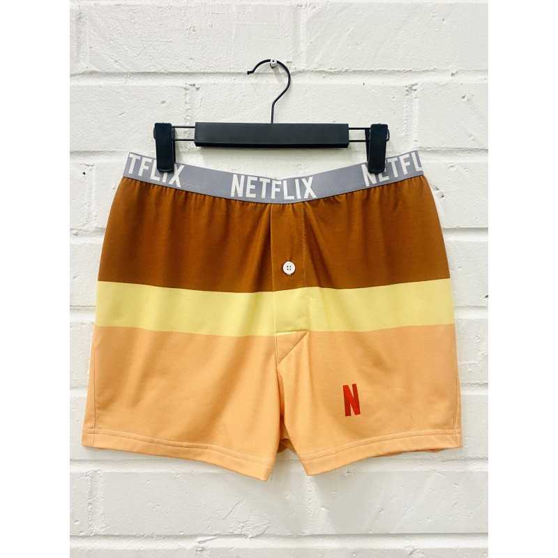 Soft-Touch Knit Boxer W/Button Fly