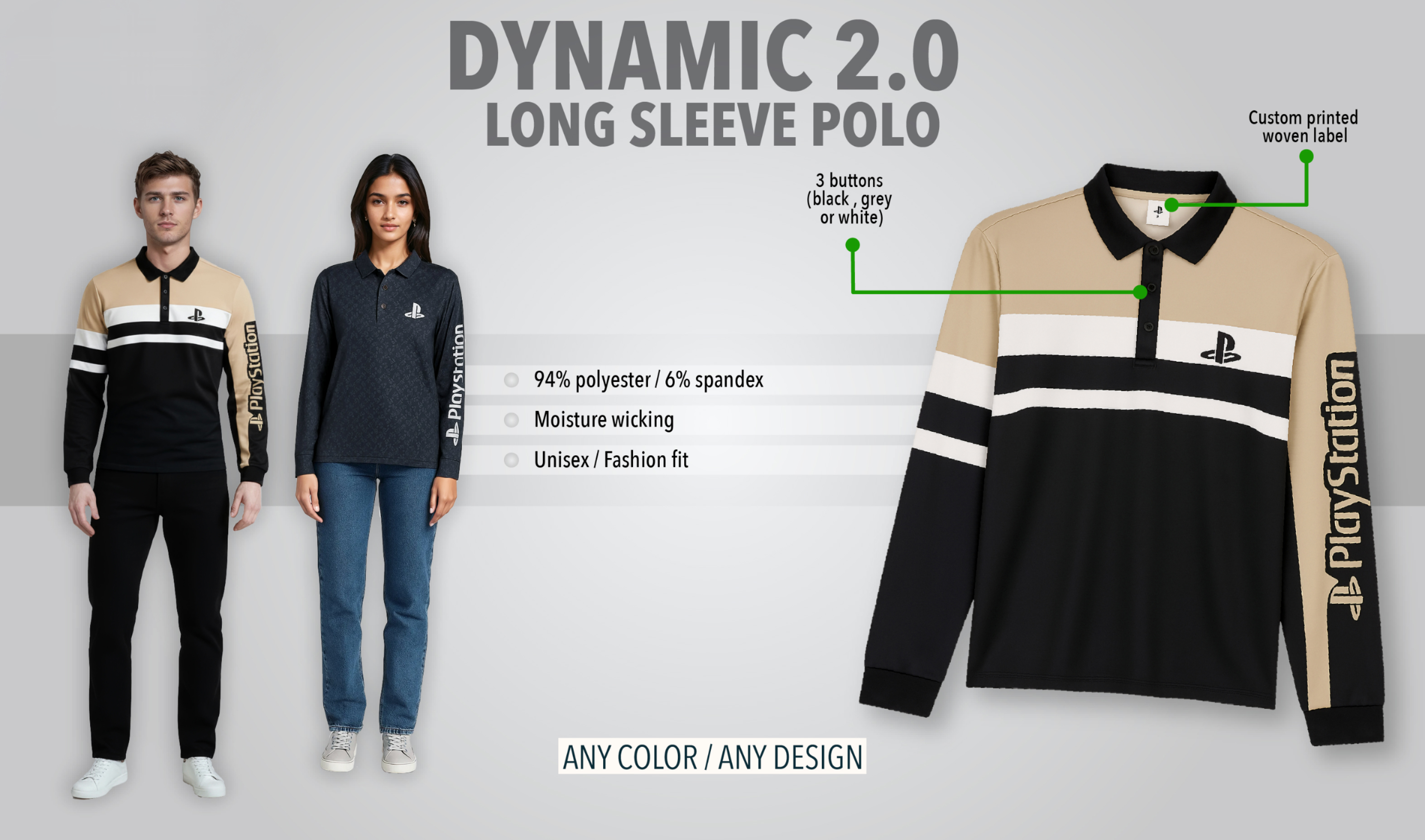 Dynamic 2.0 Long Sleeve Polo