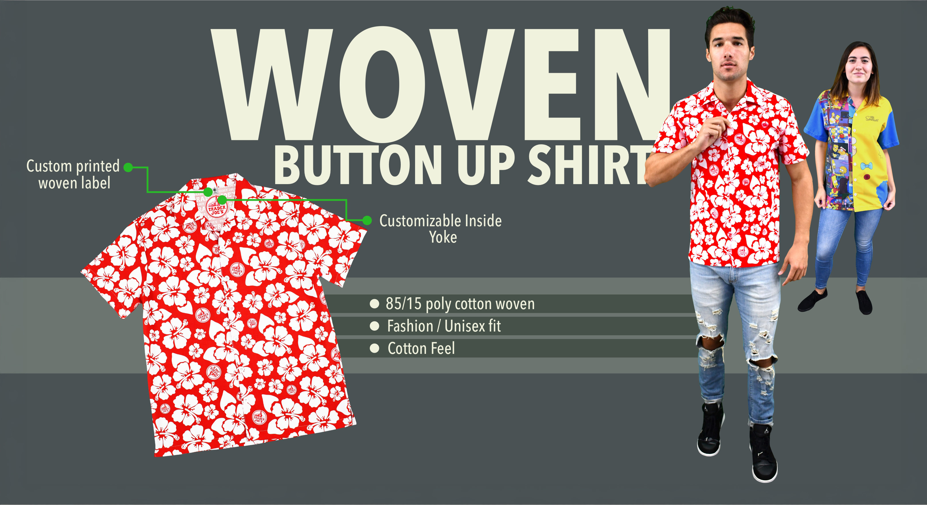 Everyday Woven Button Up Shirt