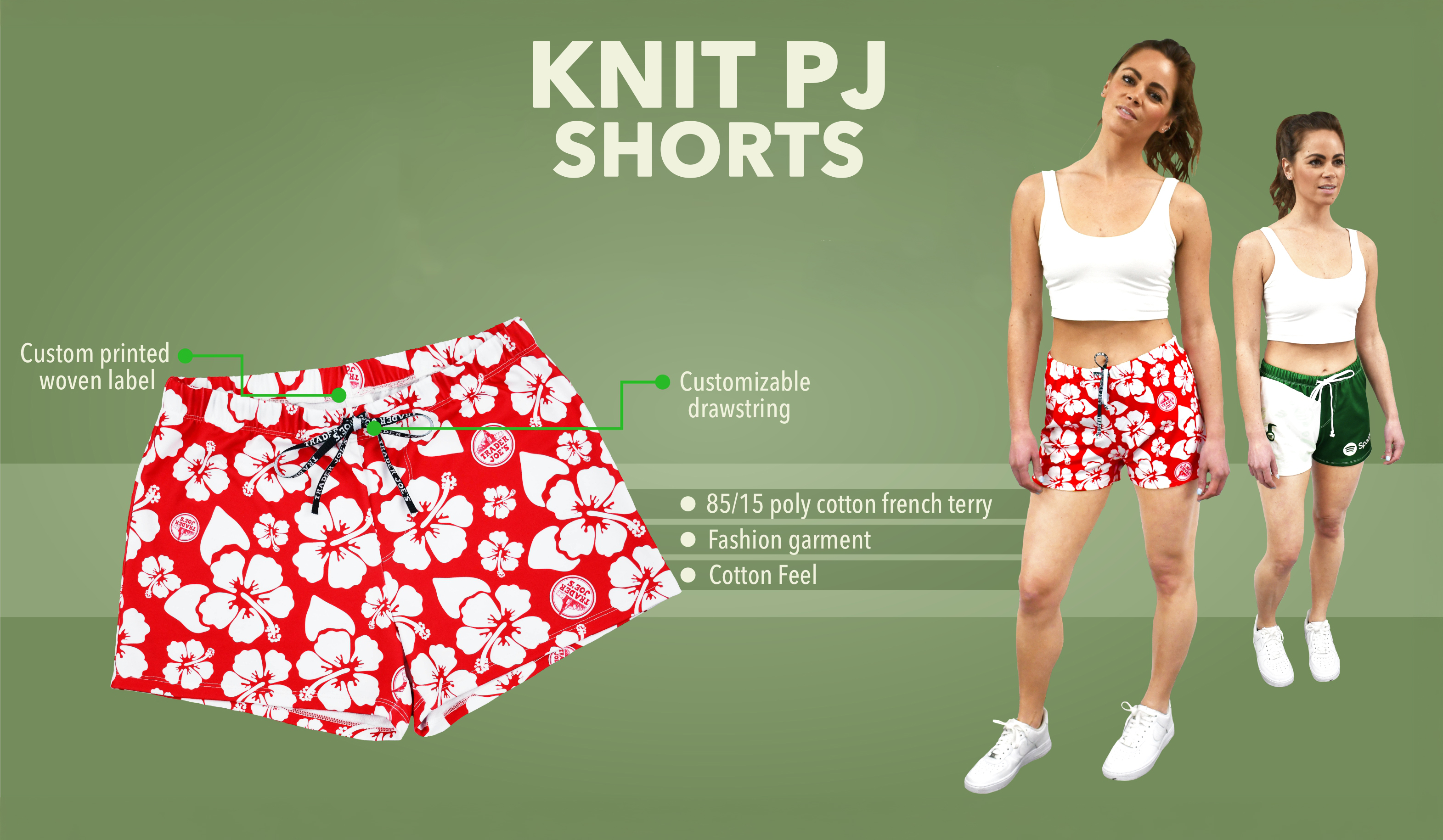 Knit PJ shorts