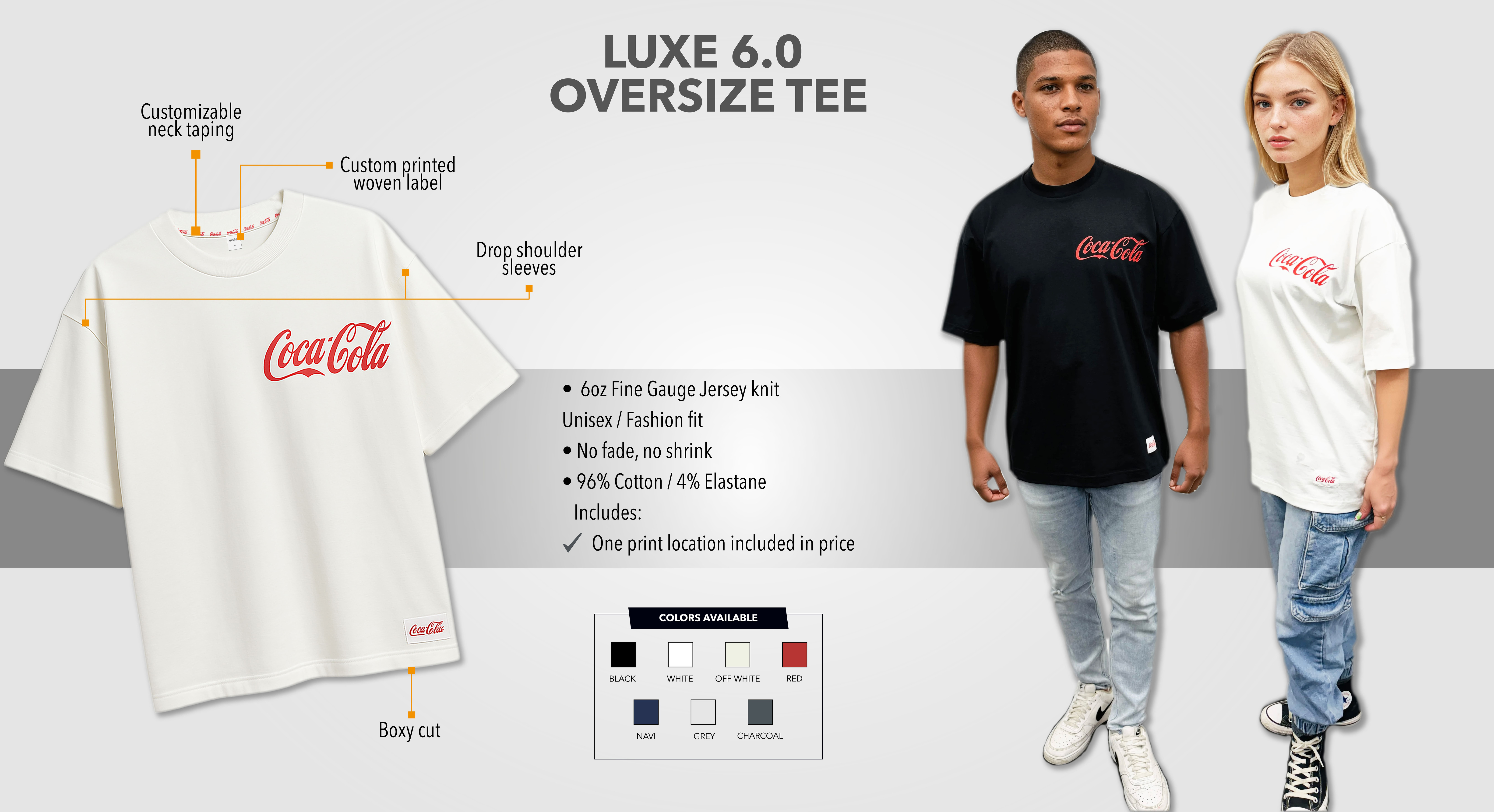 LUXE 6.0 Oversize Tee