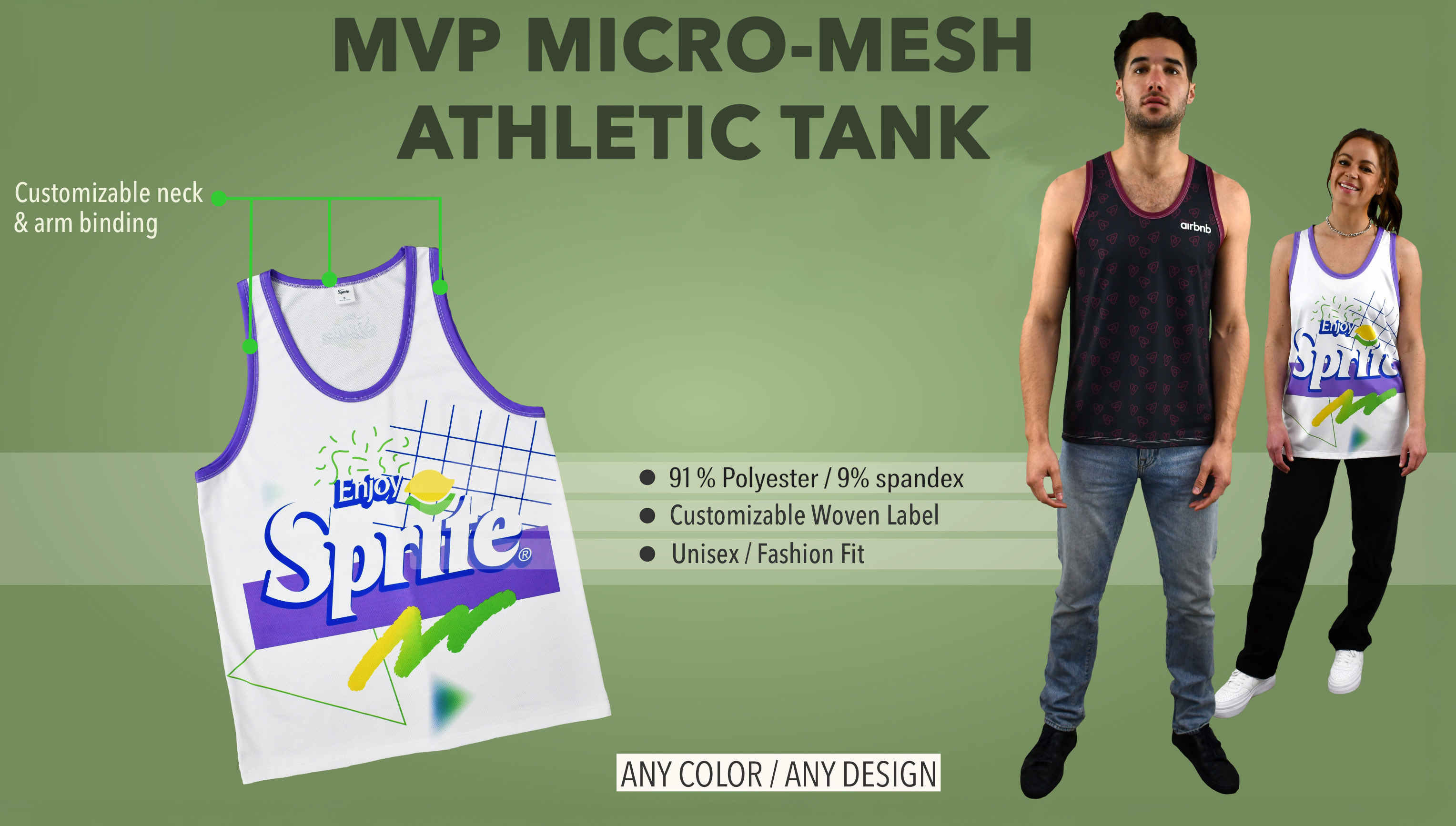 MVP Micro-Mesh Athletic Tank