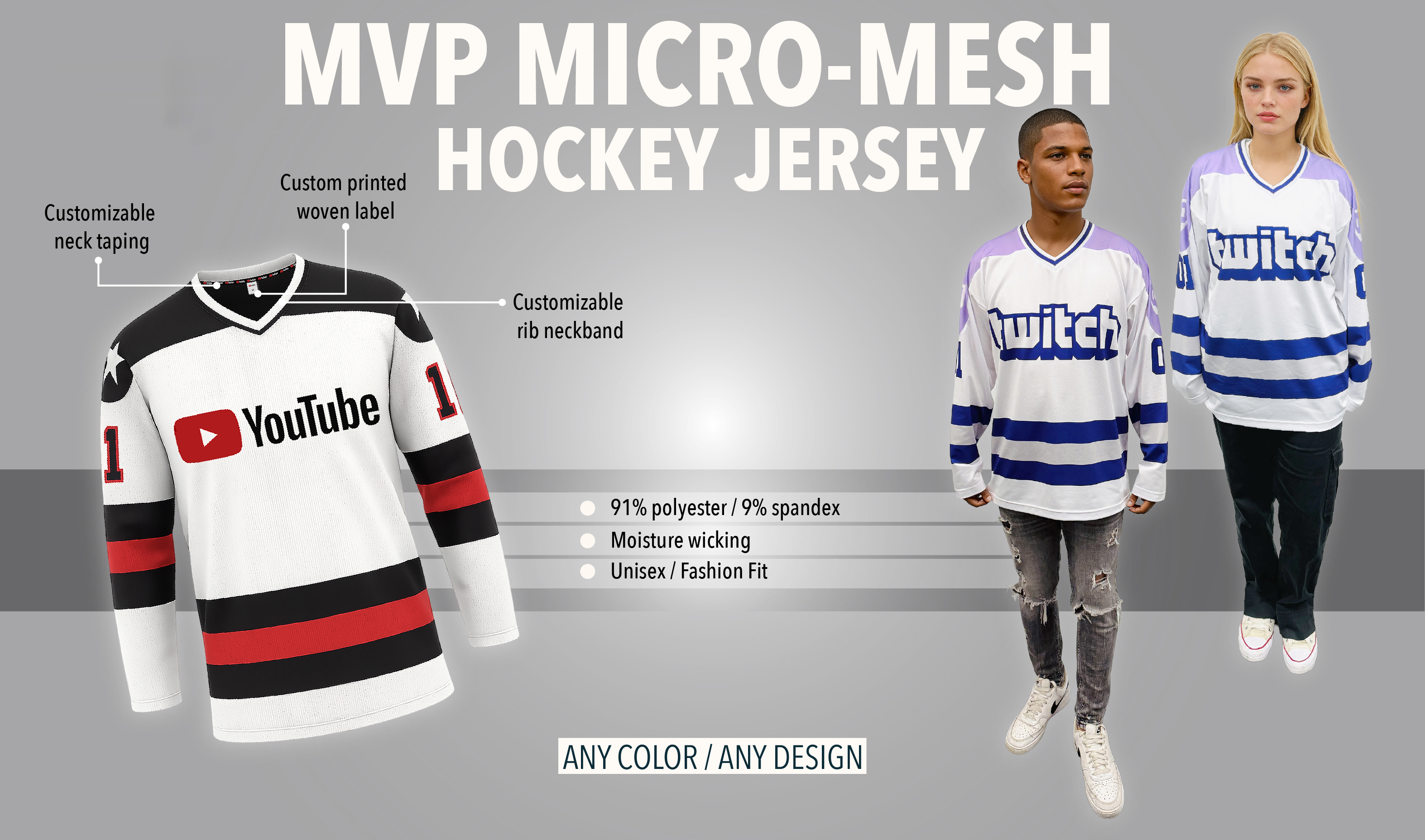 MVP Micro-Mesh Hockey Jersey