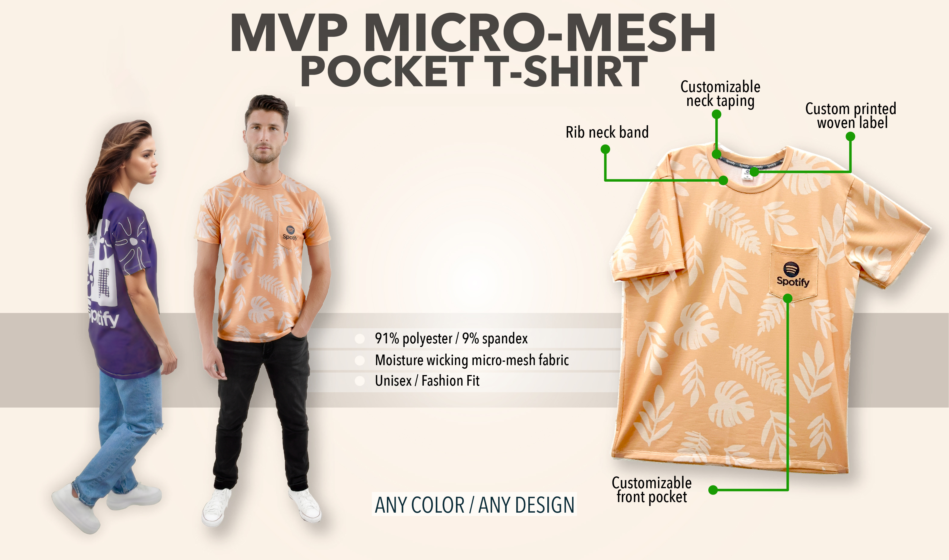 MVP Micro-Mesh Pocket T-Shirt