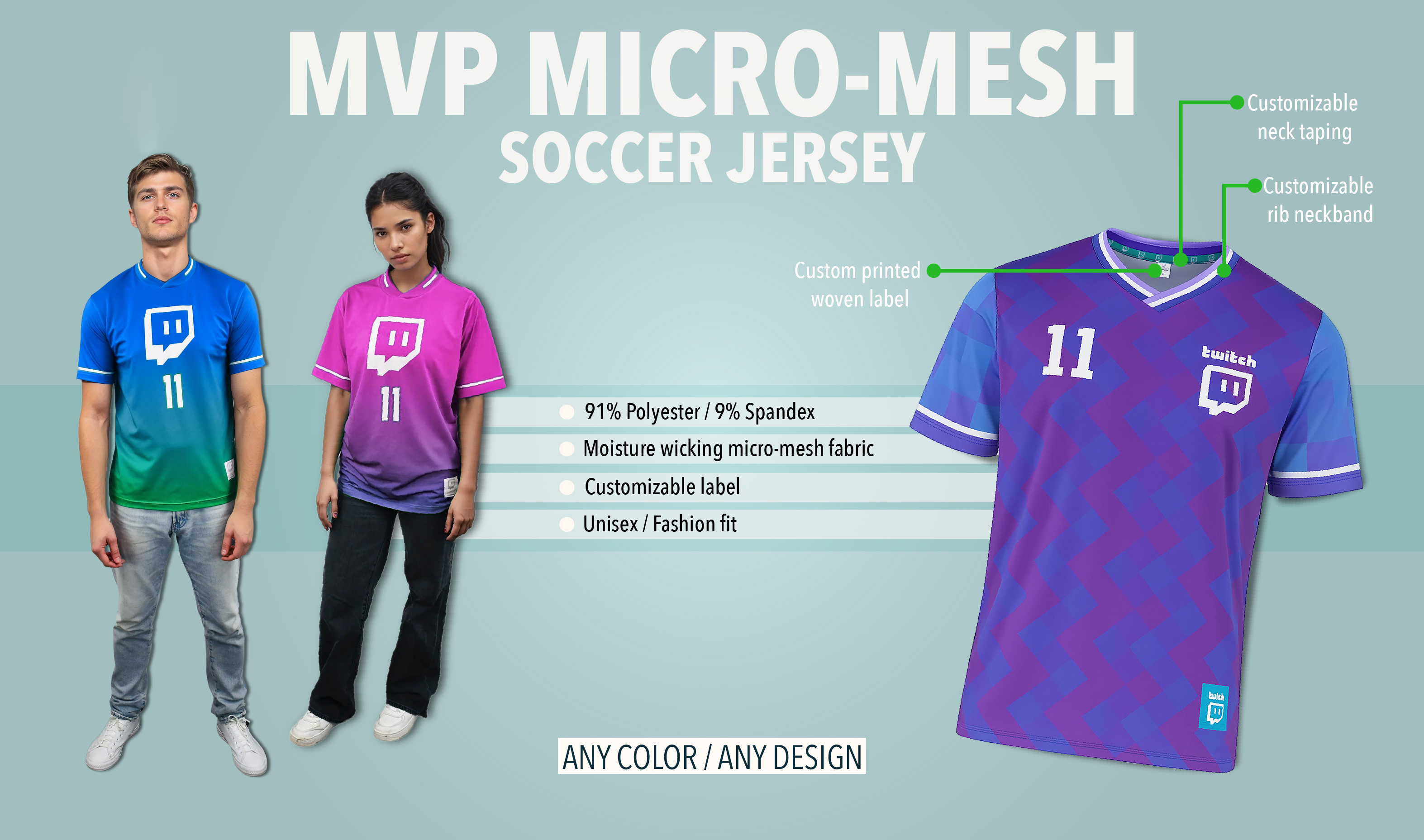 MVP Micro-Mesh Soccer Jersey