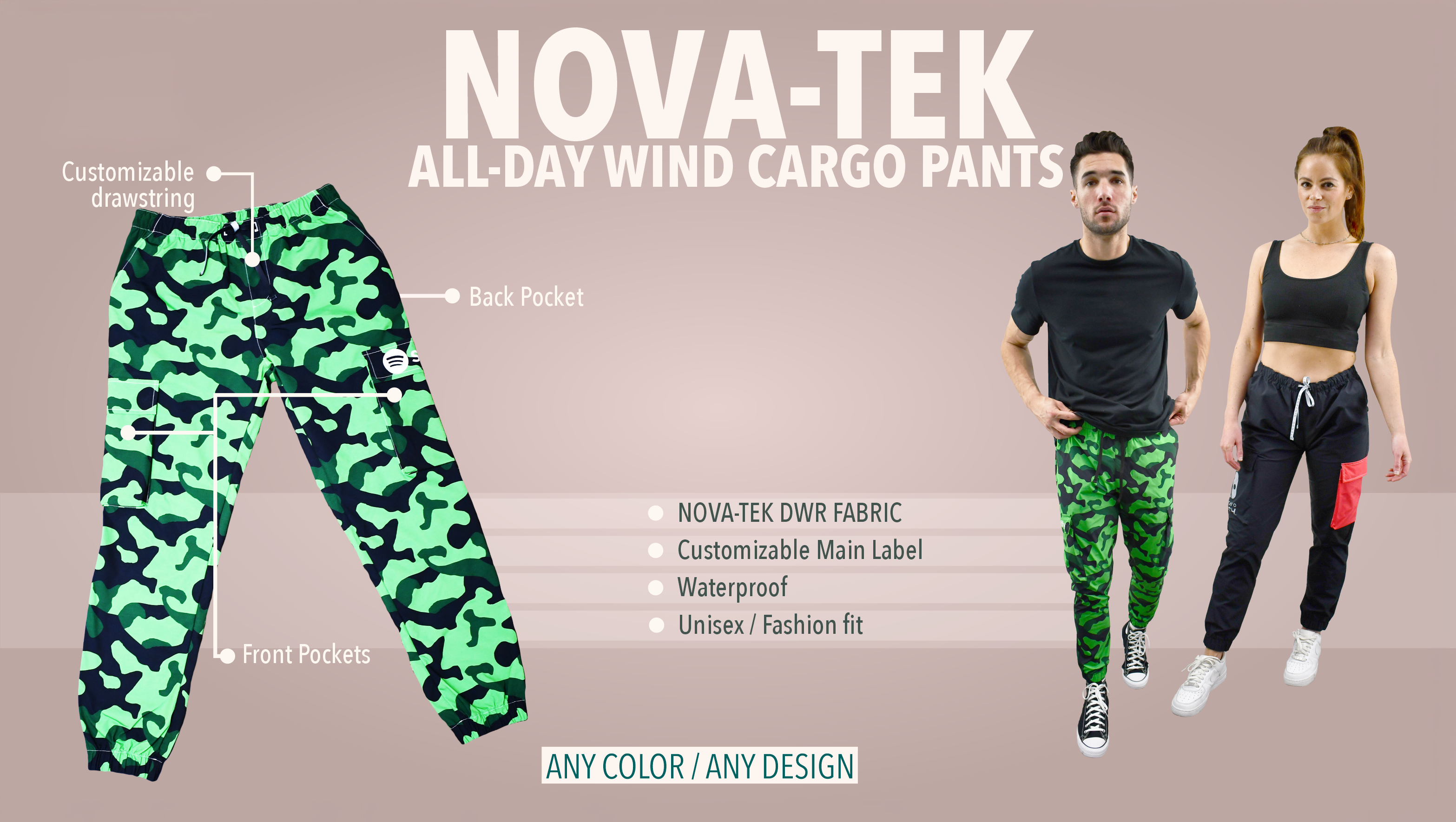 Nova-Tek All-Day Wind Cargo Pants