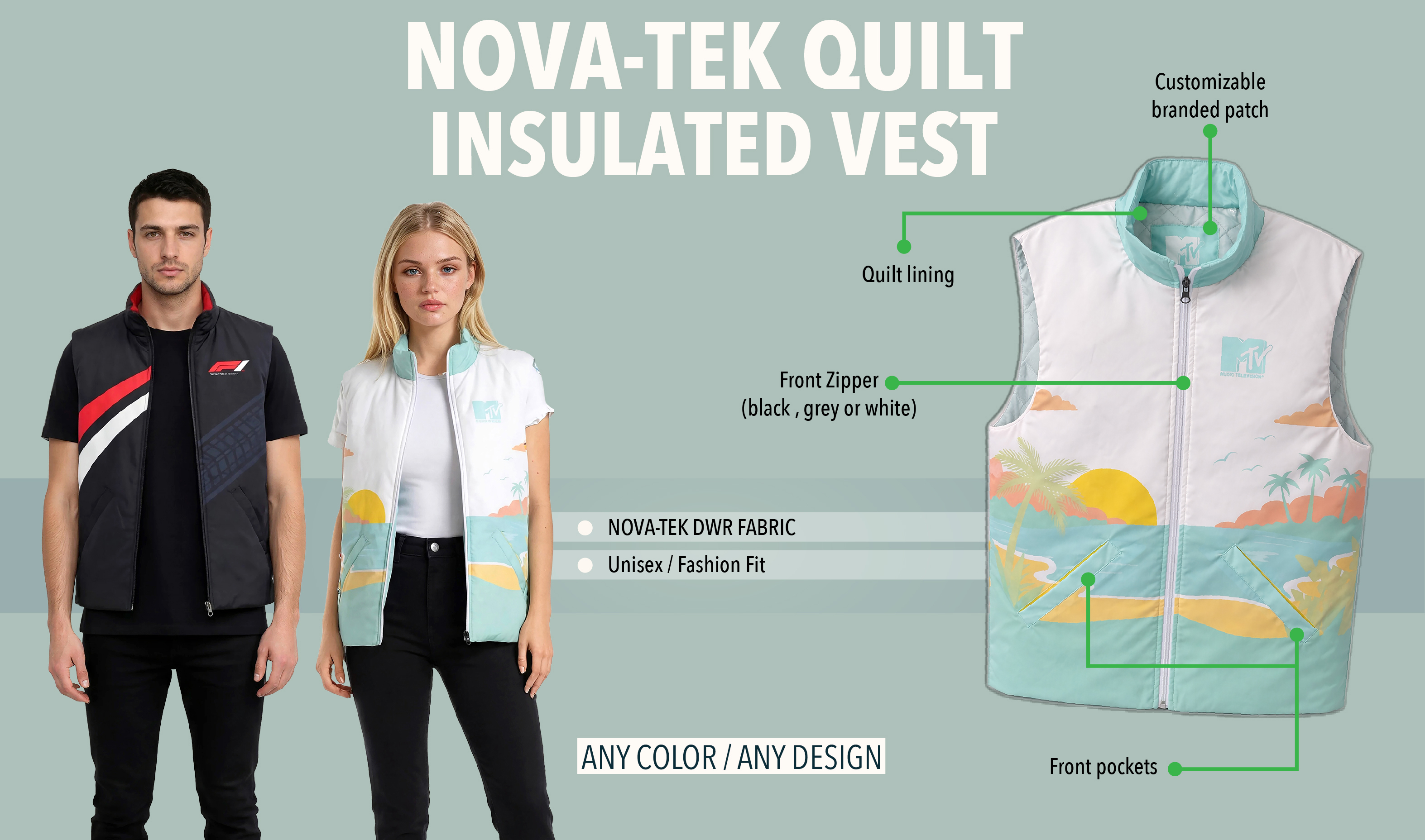 NOVA-TEK Quilt Insulated Vest