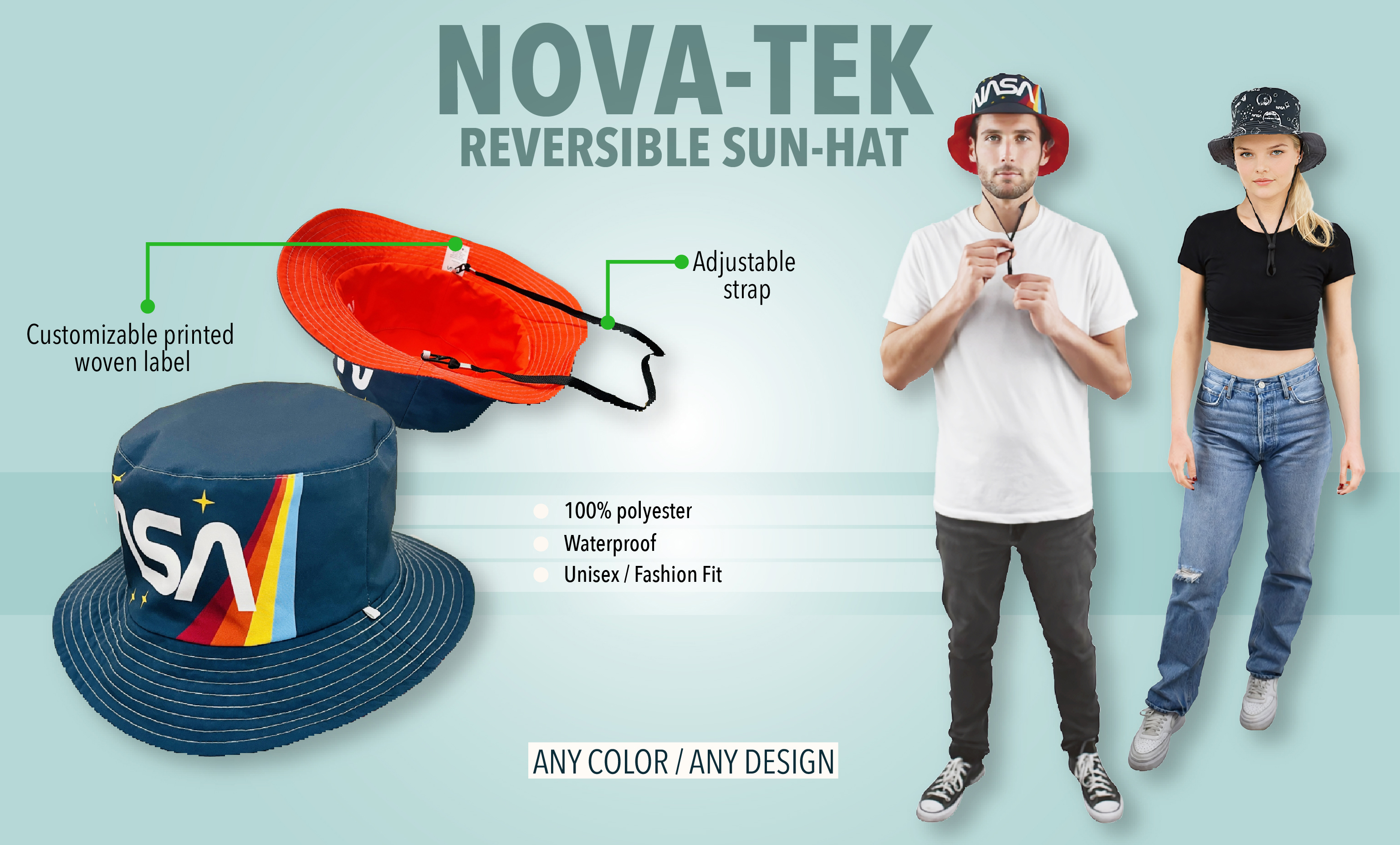 Nova-tek Reversible Sun-Hat