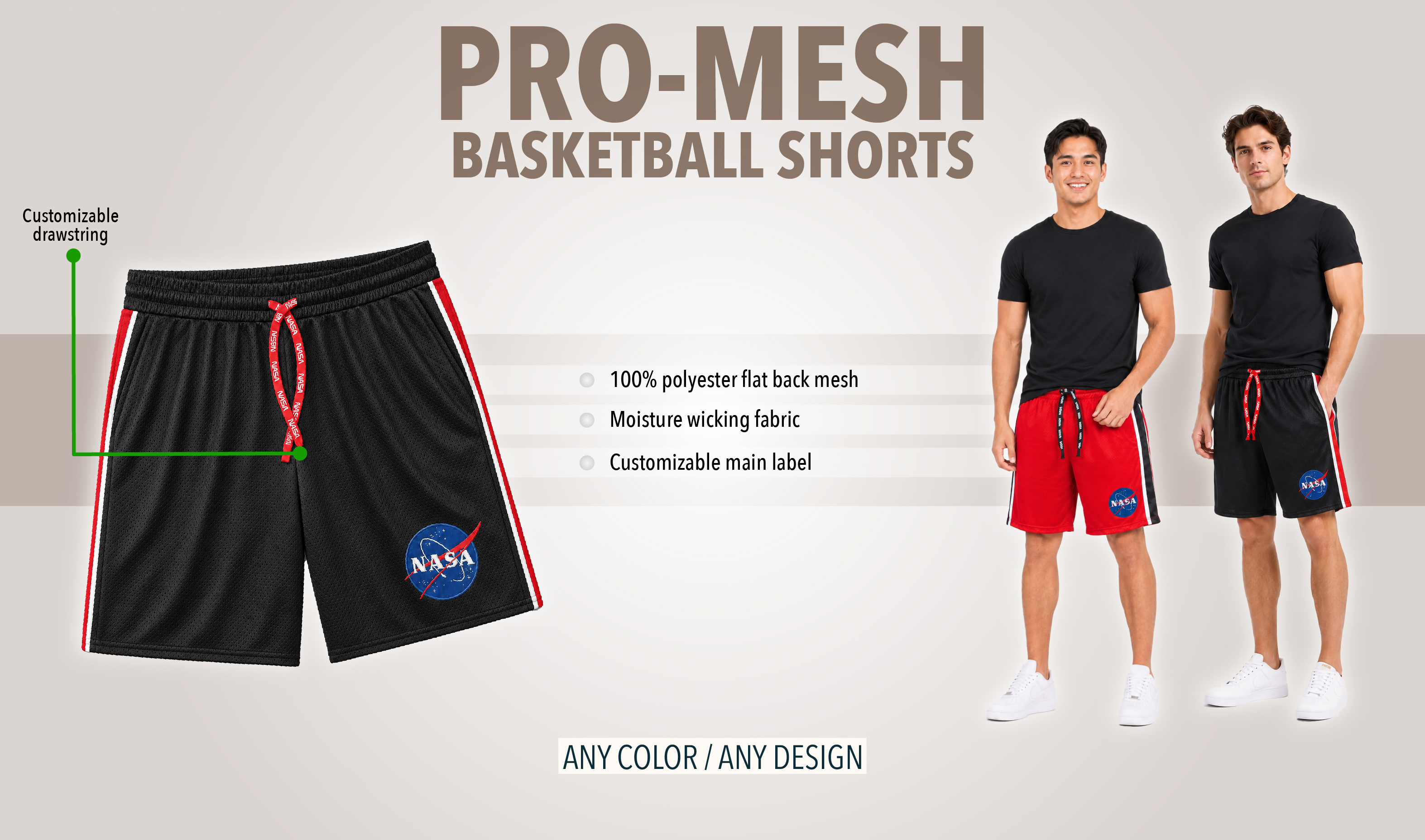 Pro-Mesh Basketball Shorts