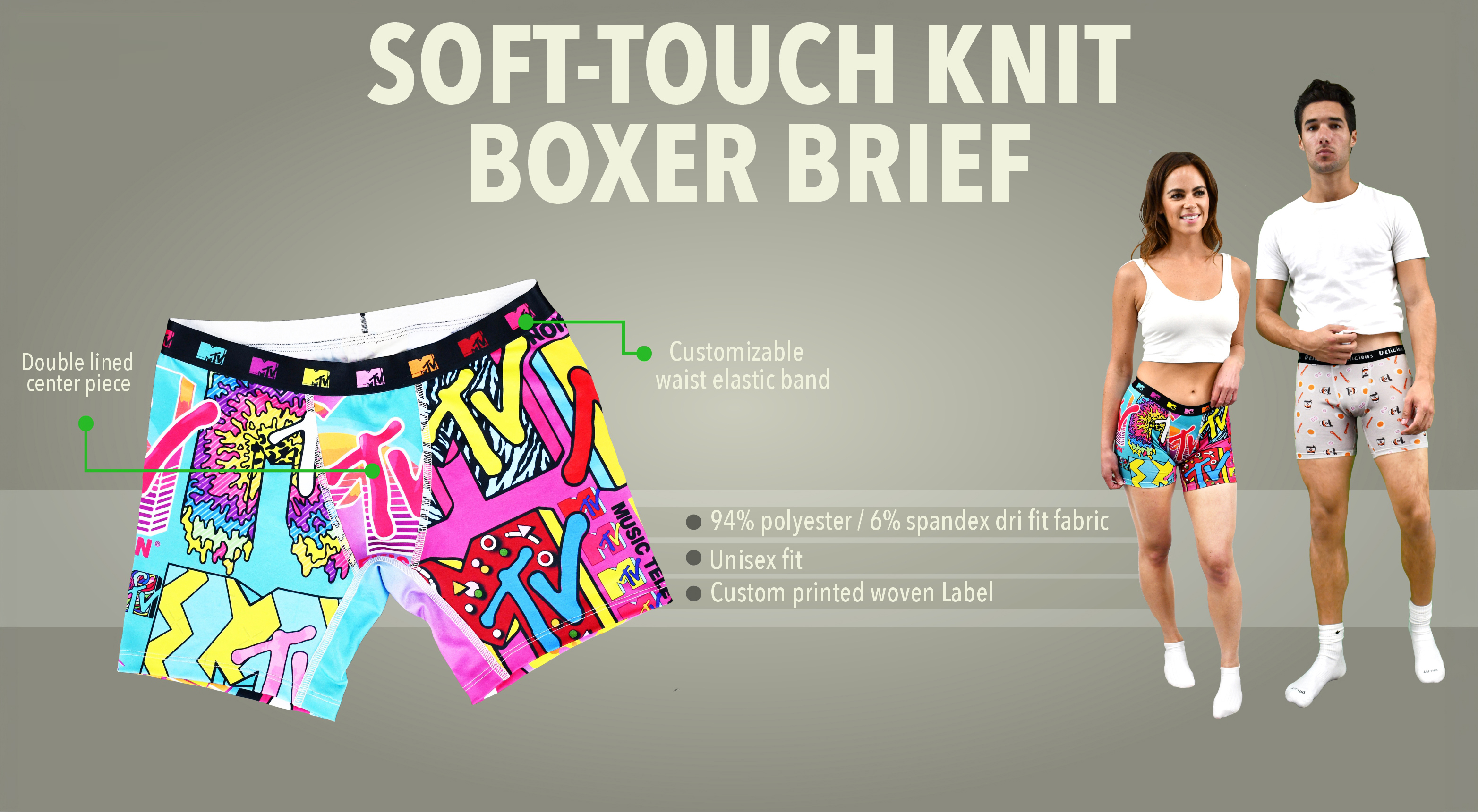 Soft-Touch Knit Boxer Brief