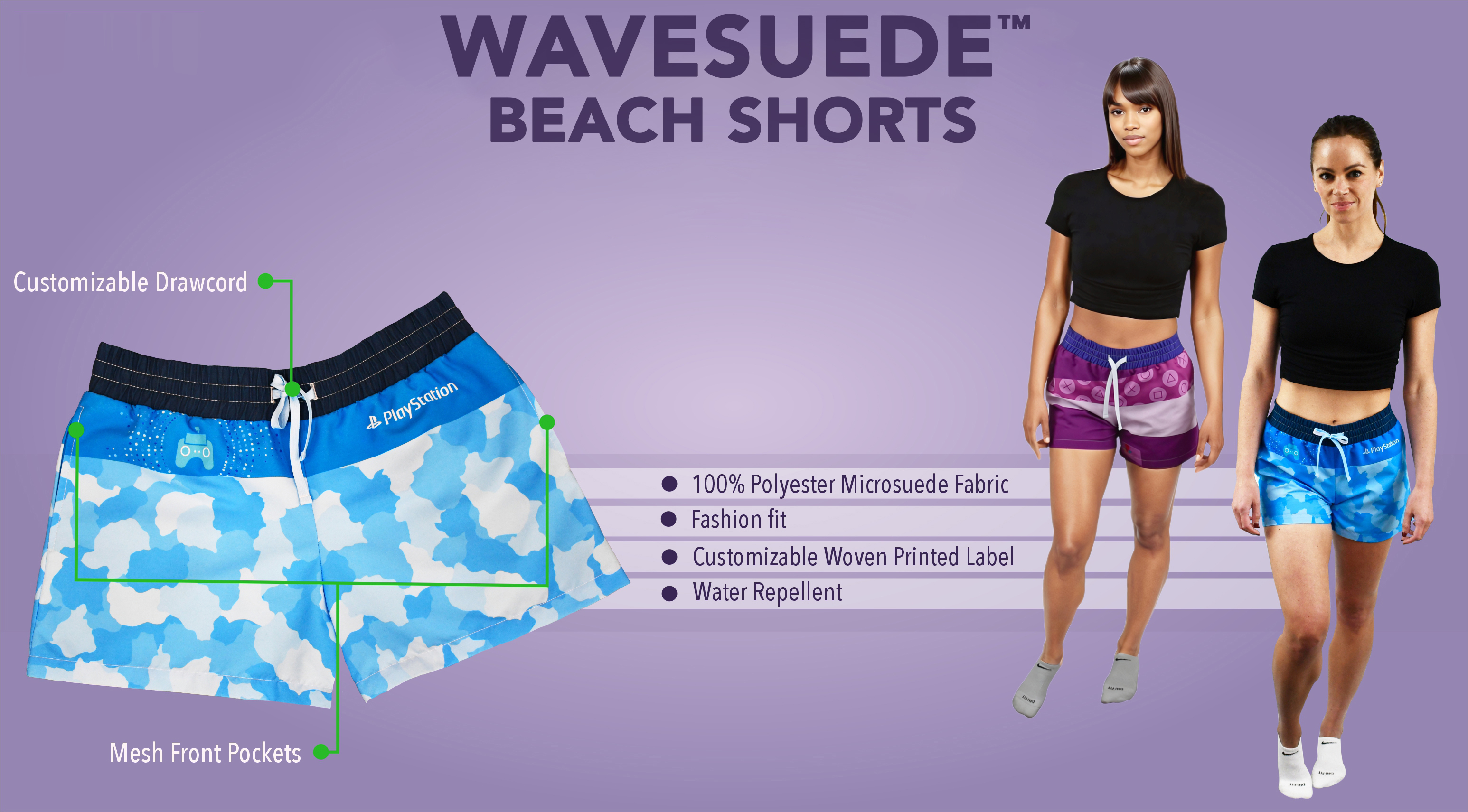 WaveSuede™ Beach Shorts