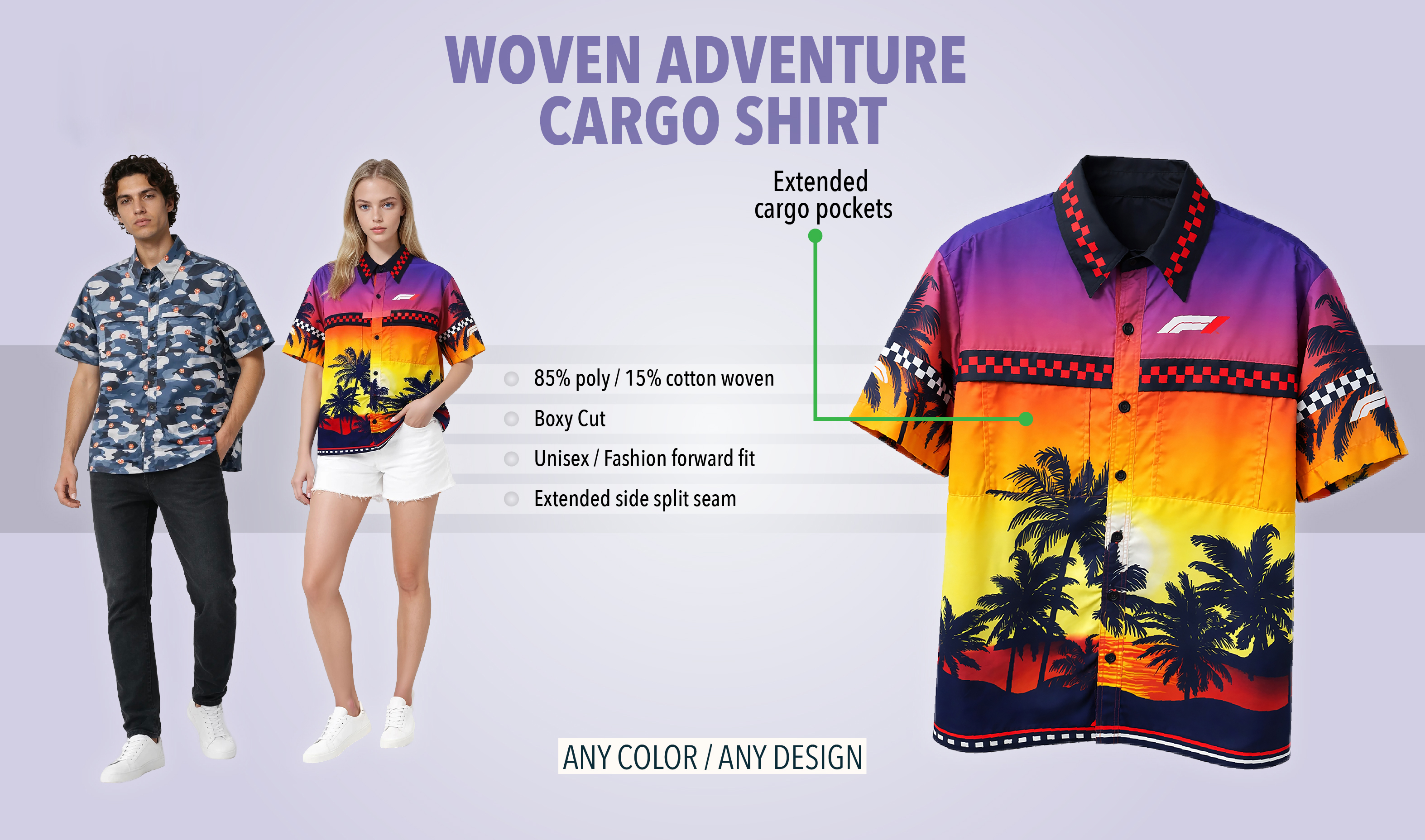 Woven Adventure Cargo Shirt